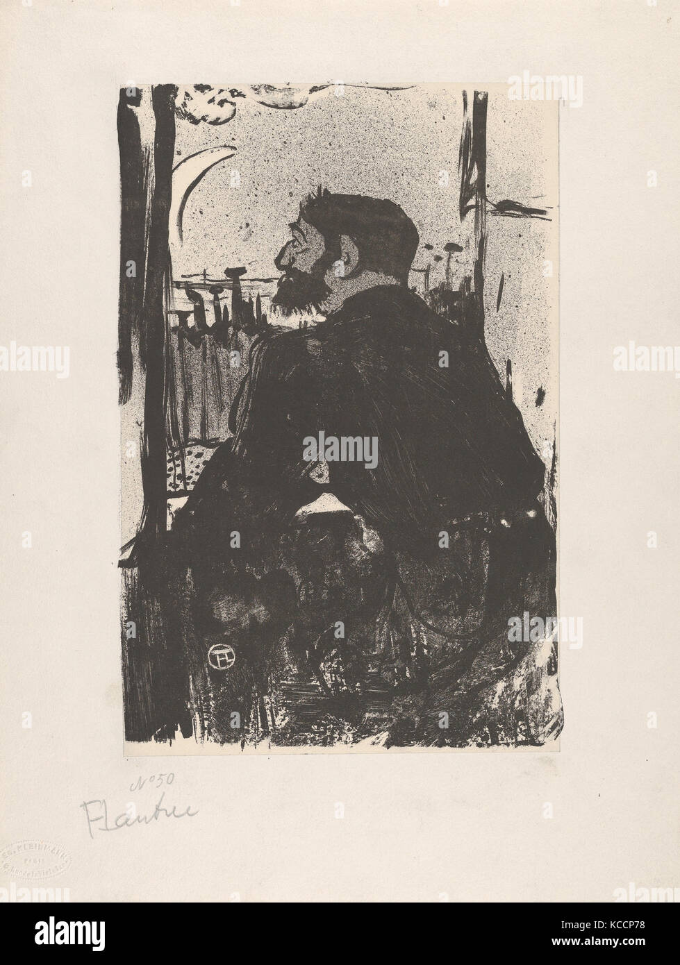 Nuit blanche (de : Les vieilles histoires), Henri de Toulouse-Lautrec, 1893 Banque D'Images