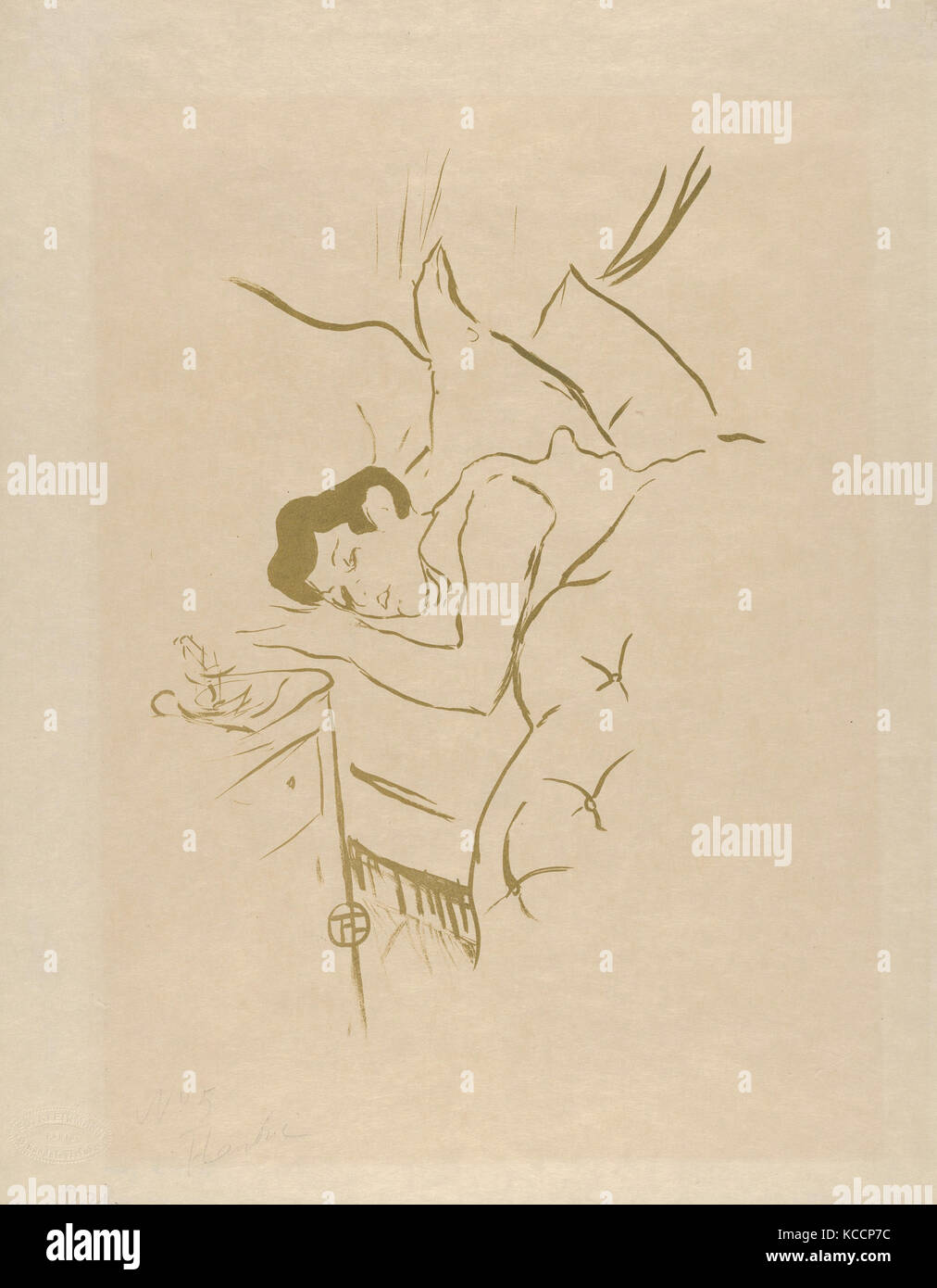 Votre bouche (de : Les vieilles histoires), Henri de Toulouse-Lautrec, 1893 Banque D'Images