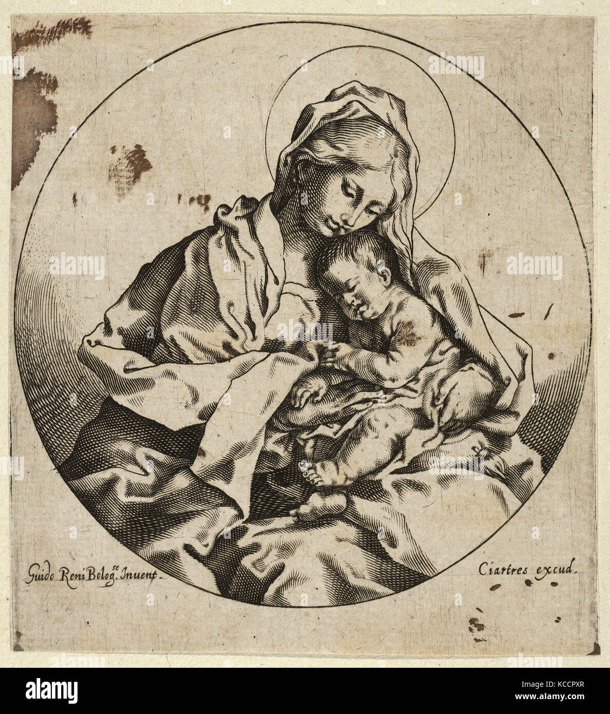 Piero di Cosimo - Vierge à l'enfant en majesté Stock Photo