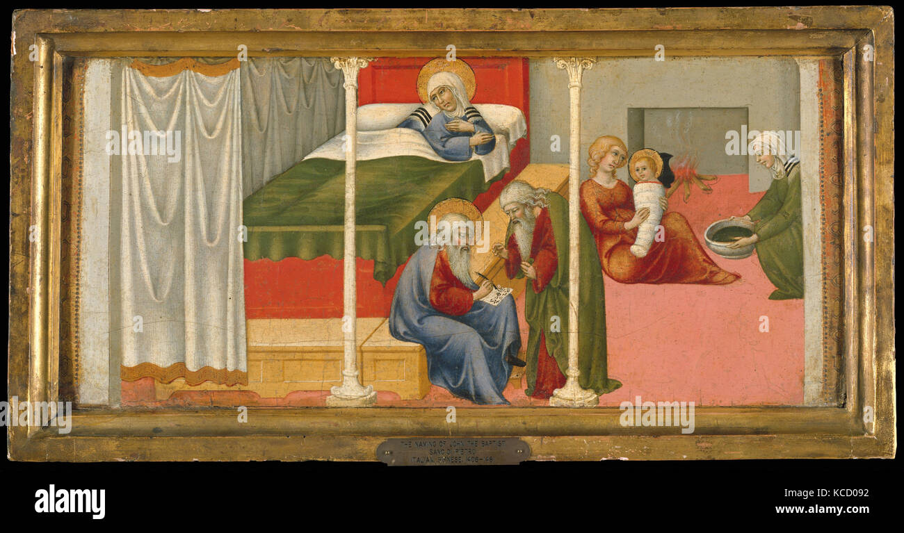 Saint zacharias la naissance de saint jean baptiste Banque de photographies  et d'images à haute résolution - Alamy