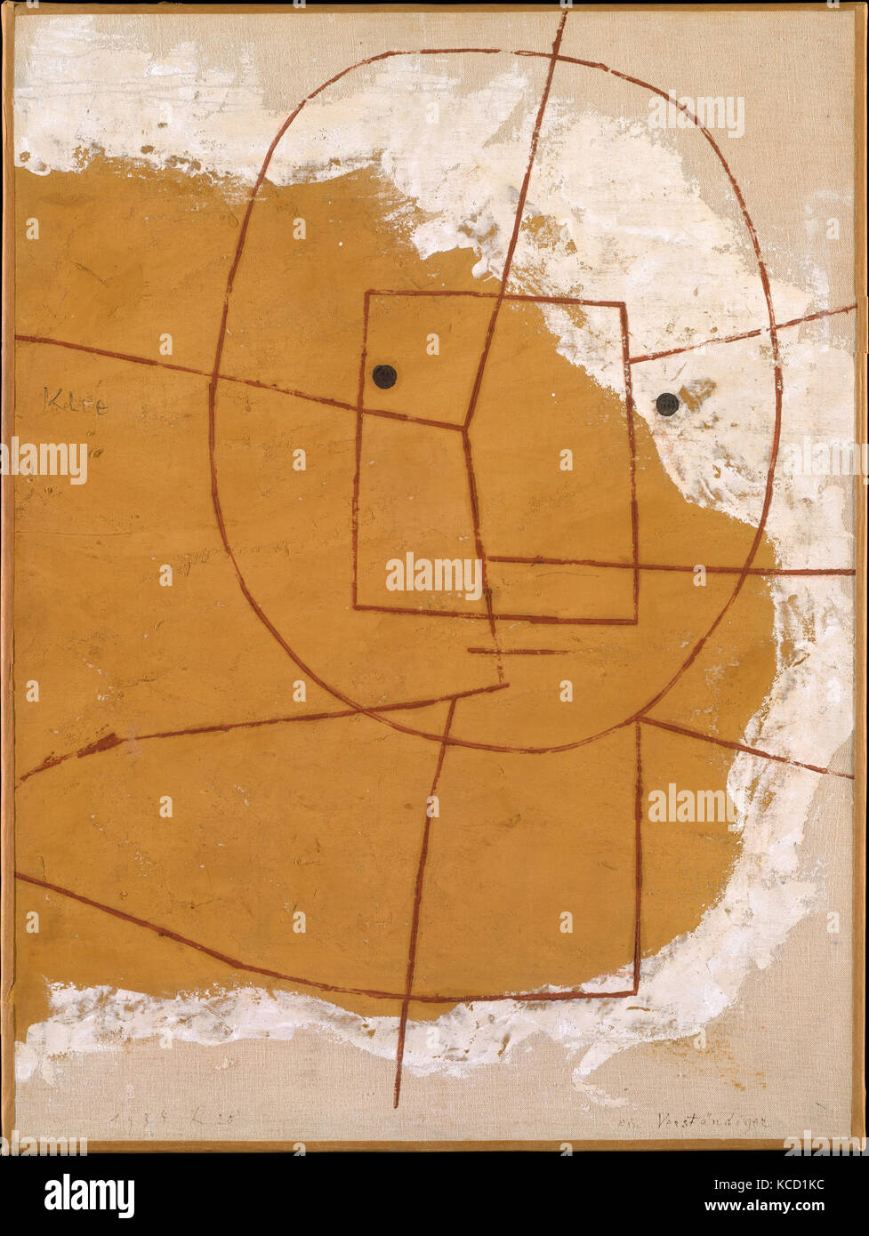 Celui qui comprend, 1934, huile et de gypse sur toile, 21 x 16 1/4 in. (54 x 40,6 cm), peinture, Paul Klee (Allemand Banque D'Images