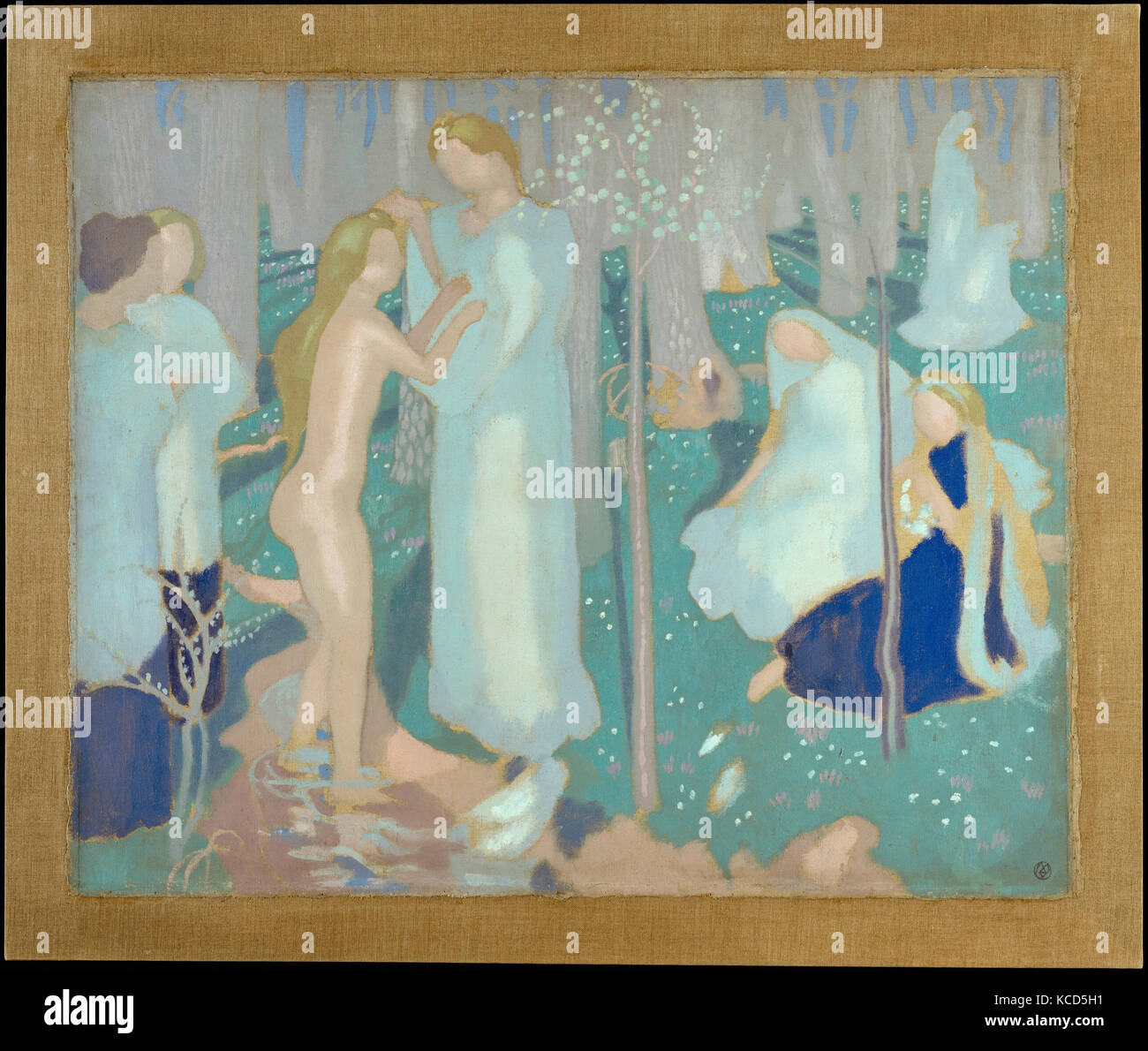 Printemps, ca. 1894-1999, huile sur toile, 31 3/4 x 38 1/2 in. (80,6 x 97,8 cm), peintures, Maurice Denis (français, Granville 1870 Banque D'Images