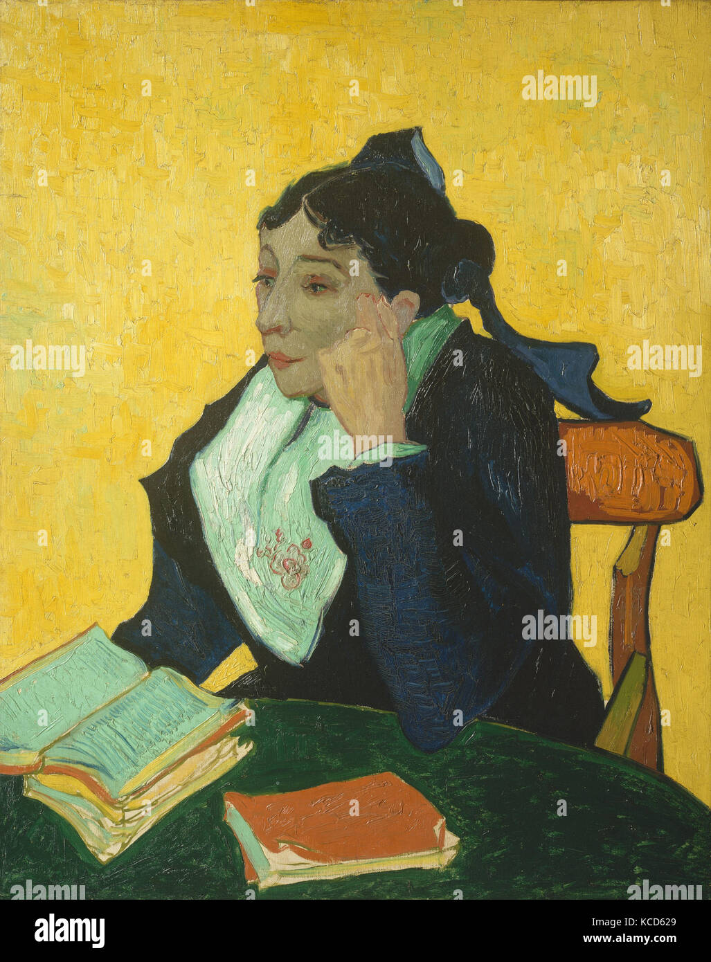 L'Arlésienne : Madame Ginoux Joseph-Michel (Marie Julien, 1848-1911), Vincent van Gogh, 1888-89 Banque D'Images
