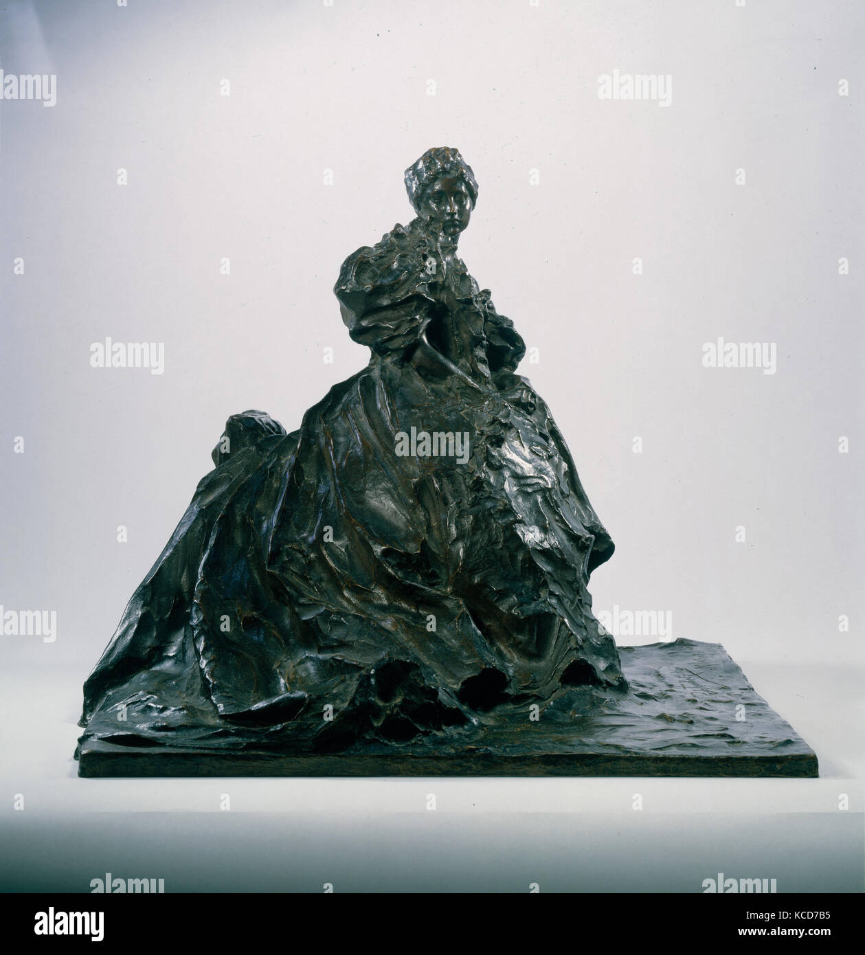 Mme. Anerheimer, 1897, russe, Bronze, hauteur : 17 7/16 po. (44,3 cm), Sculpture-Bronze, Prince Paul Troubetzkoy (Fédération de Banque D'Images