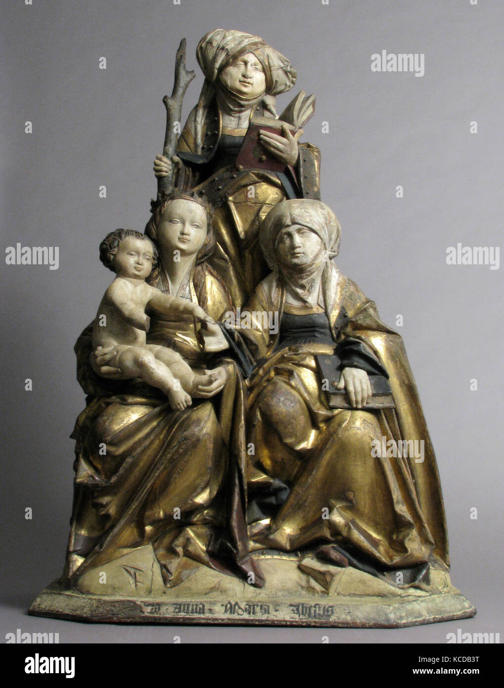 La Vierge et l'enfant, Sainte Anne, Saint et Emerentia, 1515-30 Banque D'Images