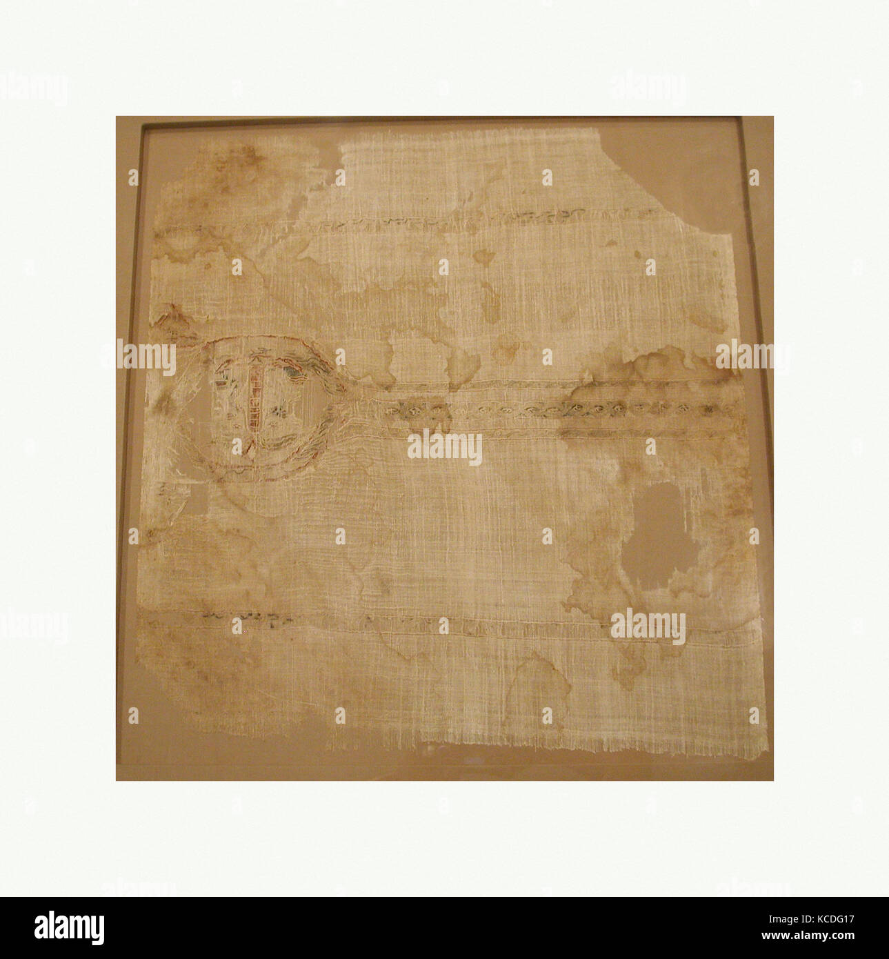 Fragment, ca. 1094-1101, attribué à l'Égypte, , H. 25 1/2 in. (64,8 cm), Textiles-Woven Banque D'Images