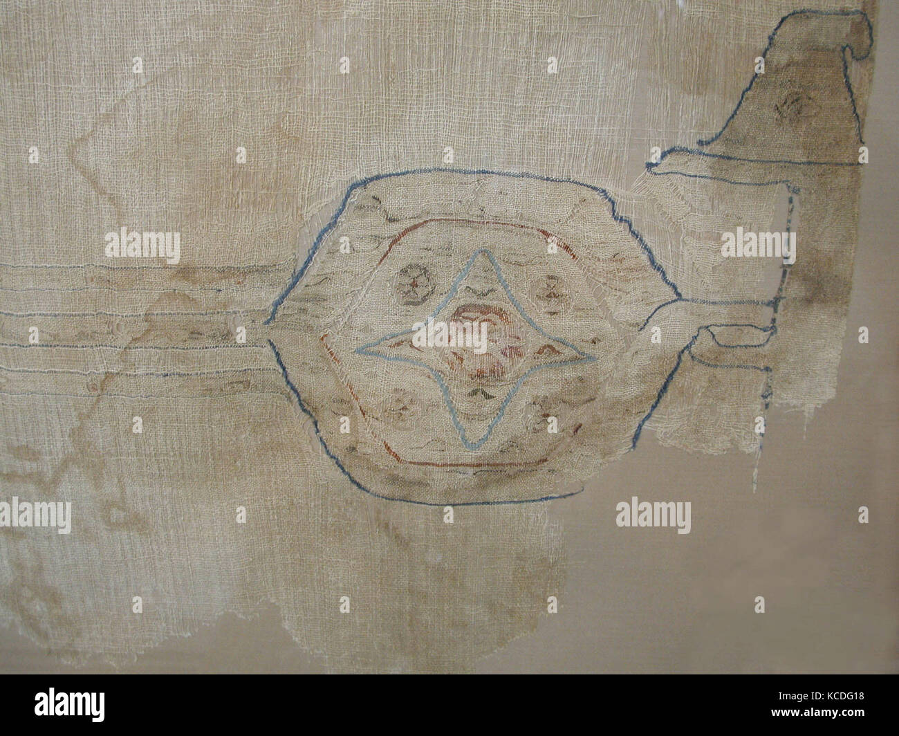 Fragment, ca. 1094-1101, attribué à l'Égypte, , Textiles-Woven Banque D'Images