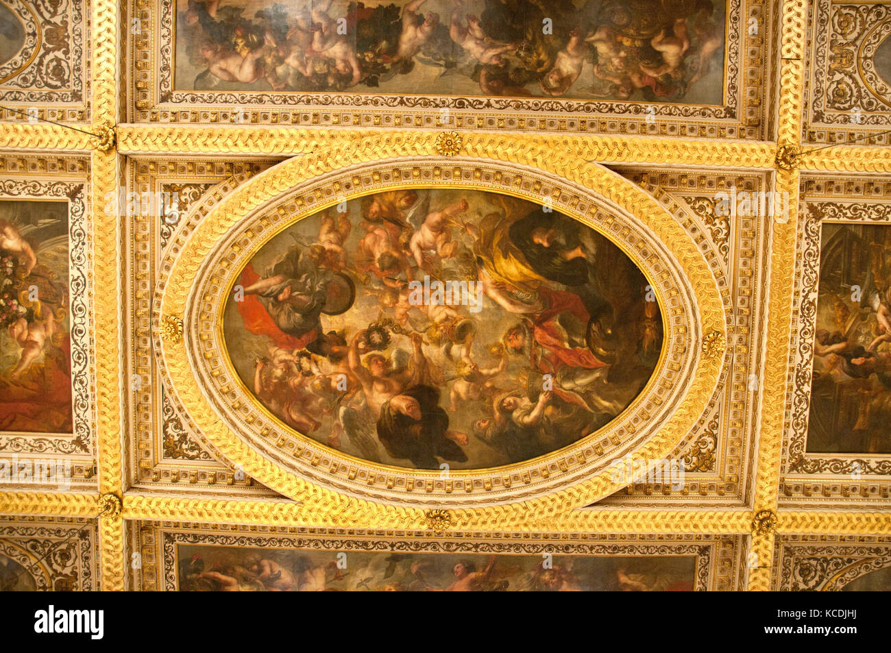 Le plafond d'une salle de réception, de Rubens à Banqueting House, palais  de Whitehall, Londres Photo Stock - Alamy