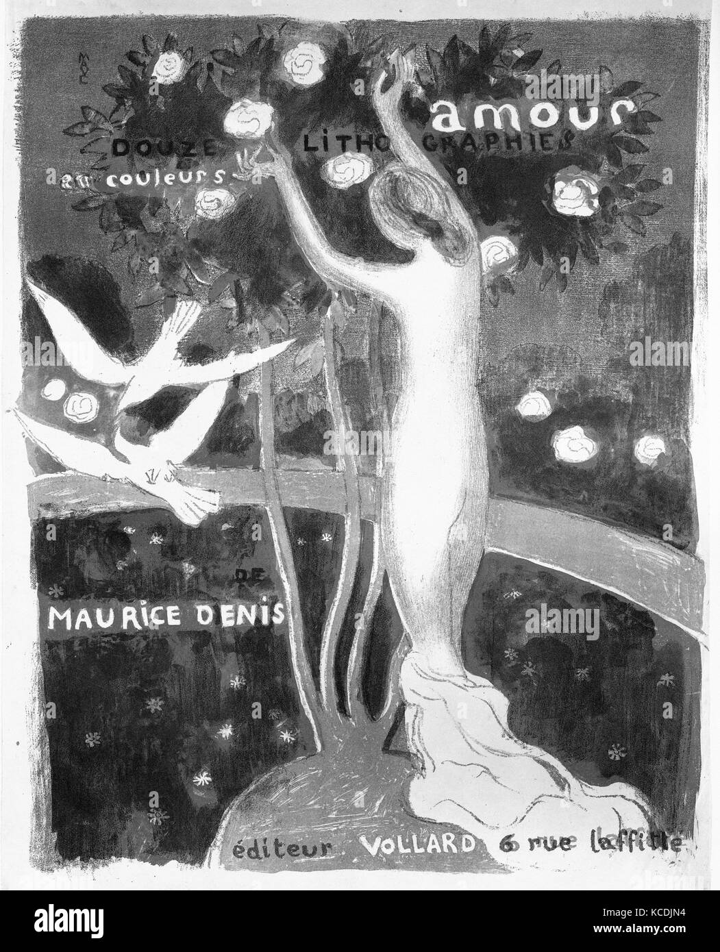 Frontispice, tiré de l'album Amours, Maurice Denis, 1899 Banque D'Images