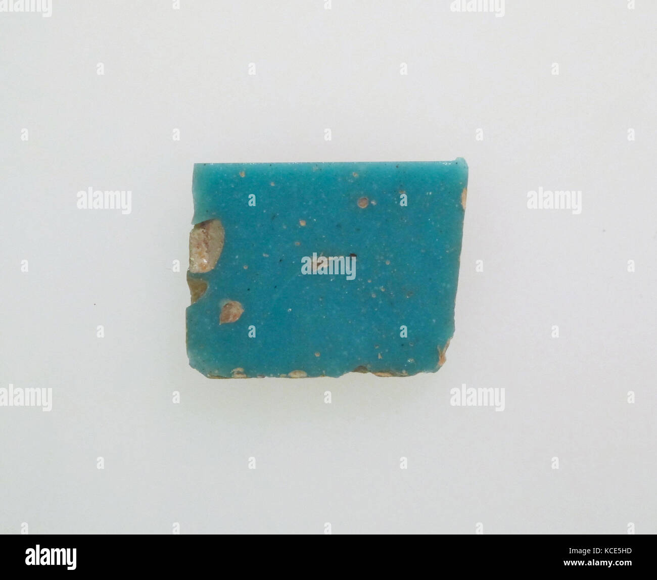 Fragment de verre marqueterie monochrome, 1ère moitié du 1er siècle A.D Banque D'Images