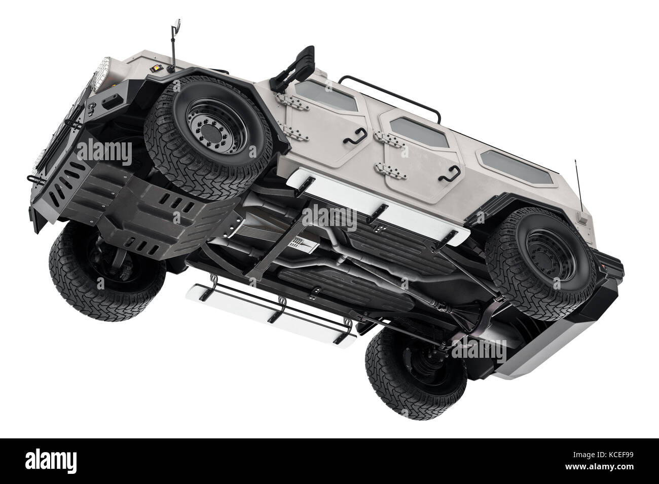 Suspension voiture suv, vue de dessous Photo Stock Alamy