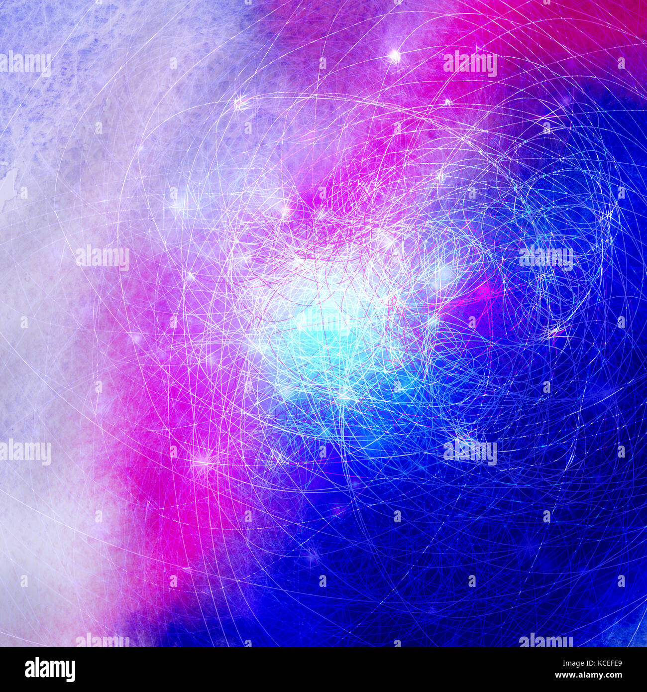 Abstract background aquarelle lumineuse avec éléments lumineux Banque D'Images