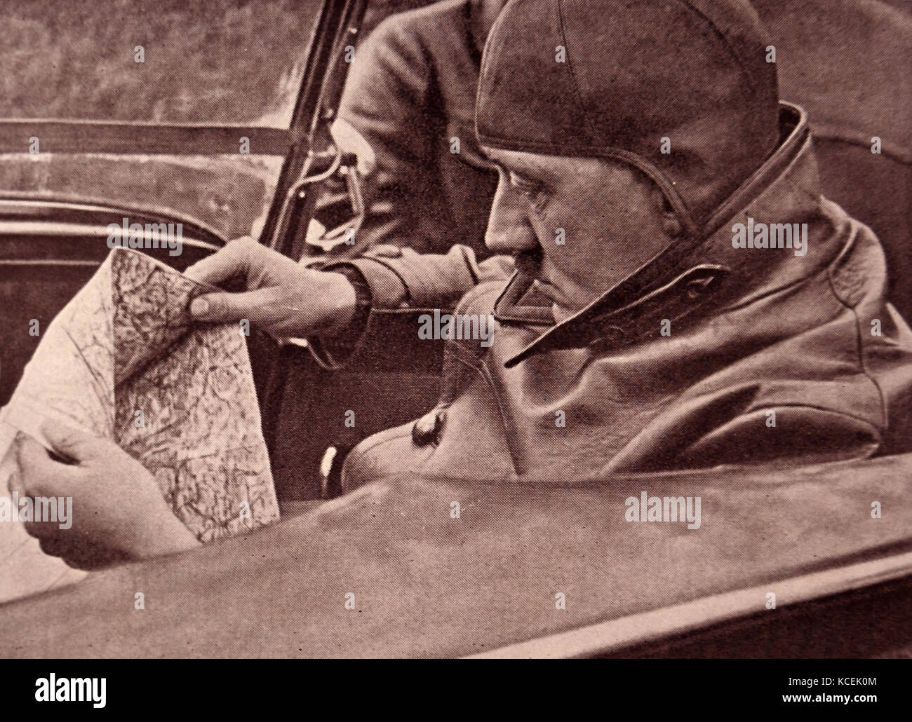 Photographie d'Adolf Hitler (1889 - 1945) homme politique allemand d'origine autrichienne qui était le chef du parti nazi et Chancelier de l'Allemagne. En date du 20e siècle Banque D'Images