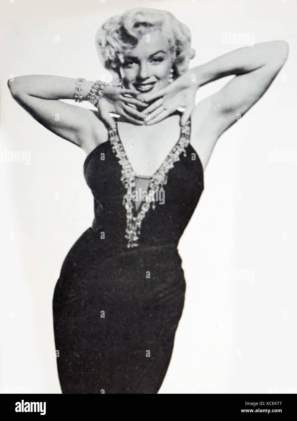Photographie de Marilyn Monroe (1926-1962), une actrice, chanteuse et mannequin. En date du 20e siècle Banque D'Images