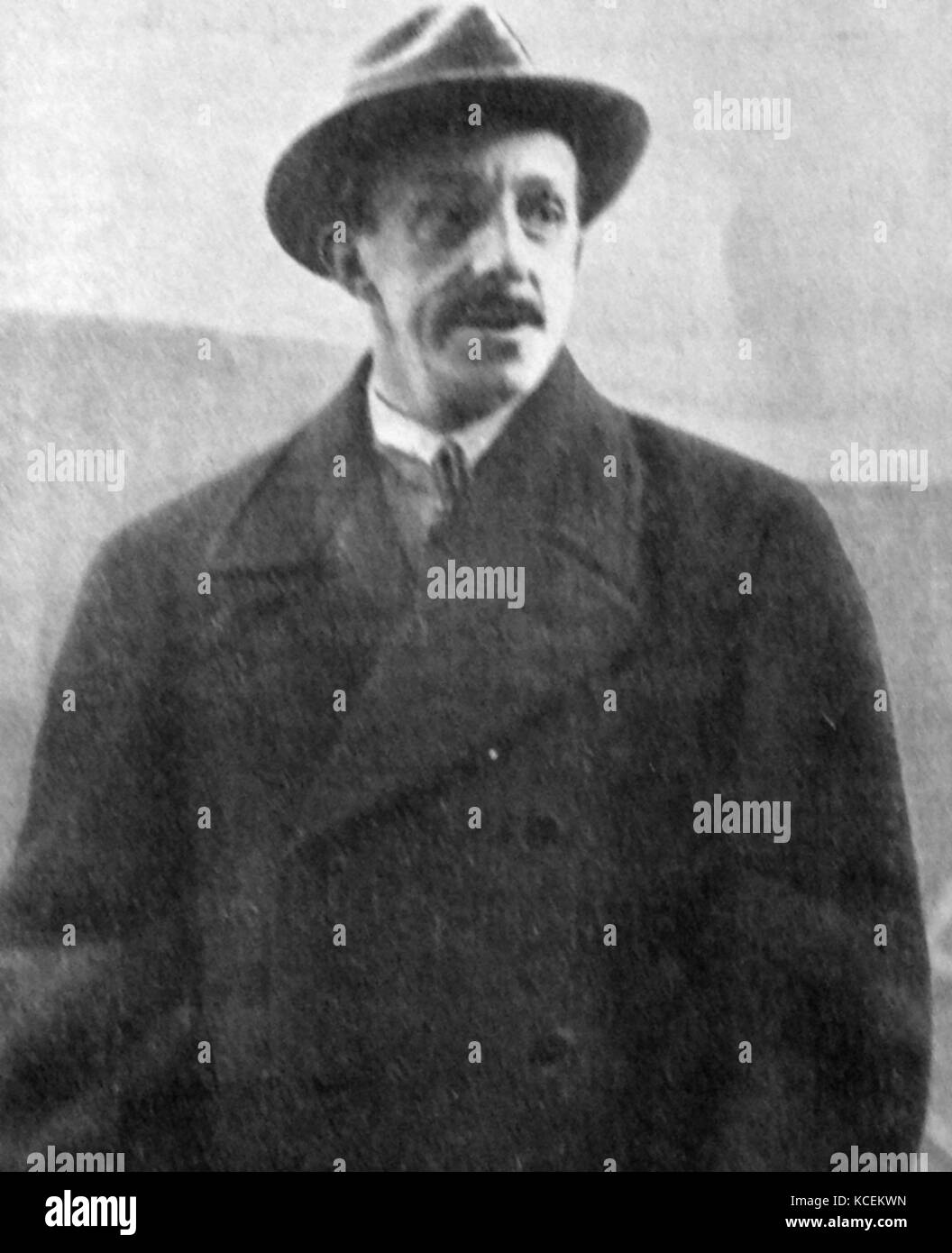 Portrait photographique de Alfonso XIII d'Espagne (1886-1941), Roi de la Seconde République. En date du 20e siècle Banque D'Images
