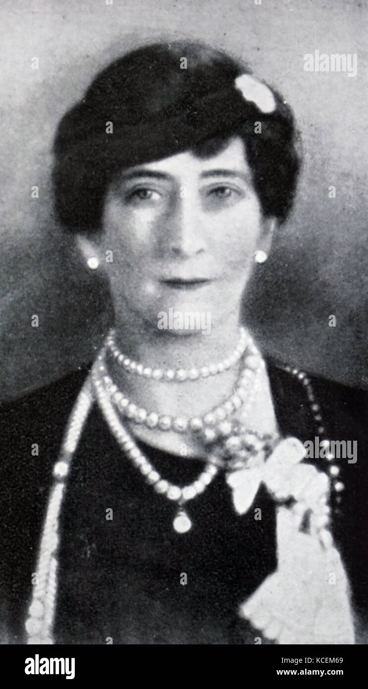 Portrait photographique de Maud de galles (1869-1928) a été la reine de Norvège en tant qu'épouse du roi Haakon VII. En date du 20e siècle Banque D'Images