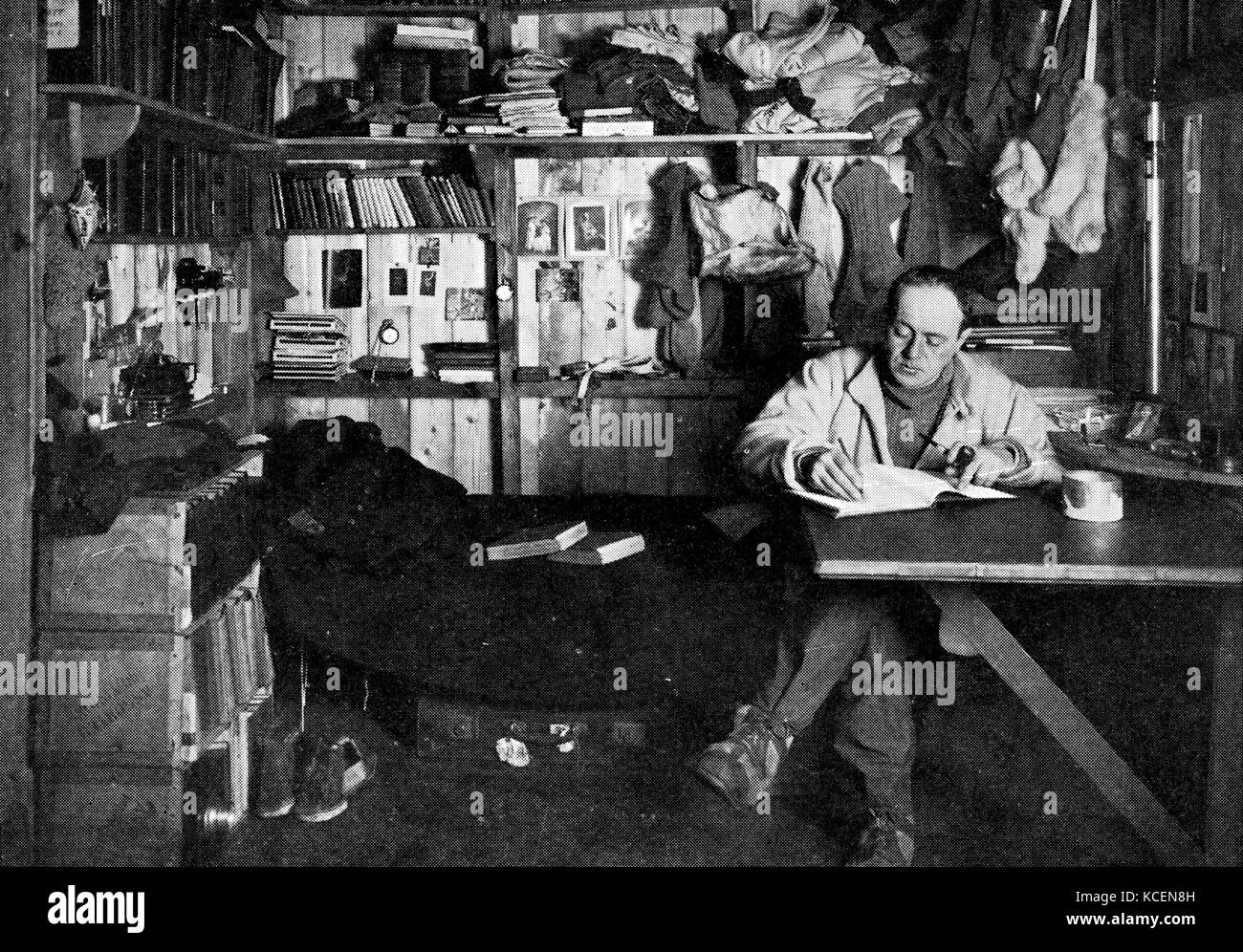 Photographie du capitaine Robert Falcon Scott (1868-1912), un officier de la Marine royale britannique et explorateur de l'Antarctique. En date du 20e siècle Banque D'Images