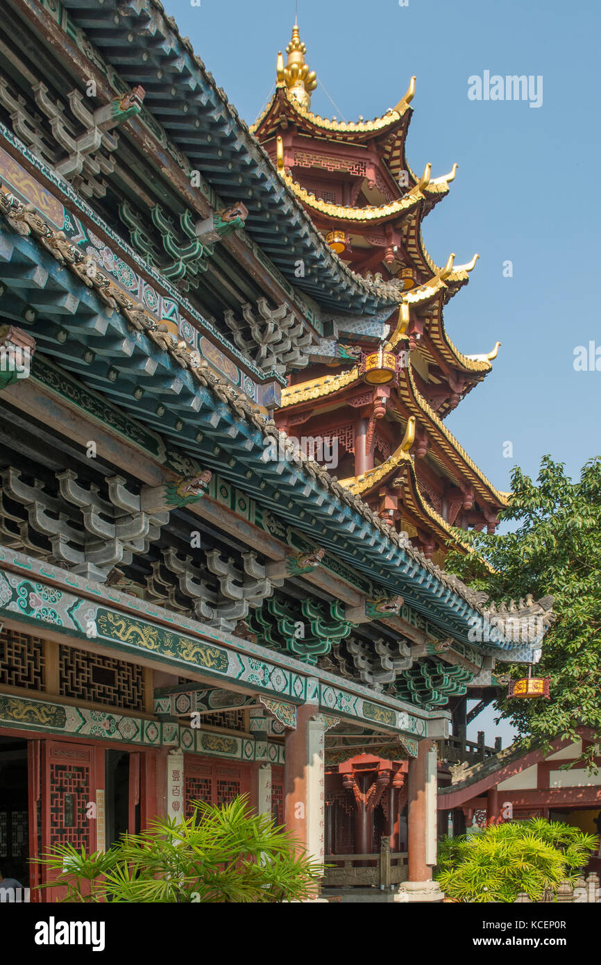 Temple baolun, ciqikou ancient town, Chongqing, Chine Banque D'Images