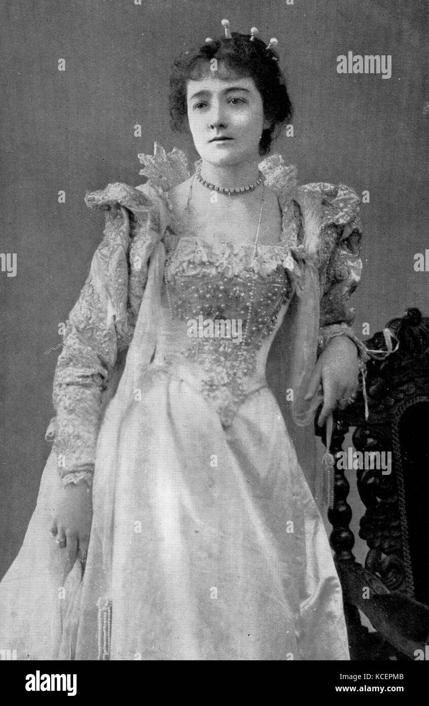 Photographie de Mabel Terry-Lewis (1872-1957) une actrice anglaise, et membre de la dynastie des Terry-Gielgud d'acteurs. En date du 19e siècle Banque D'Images