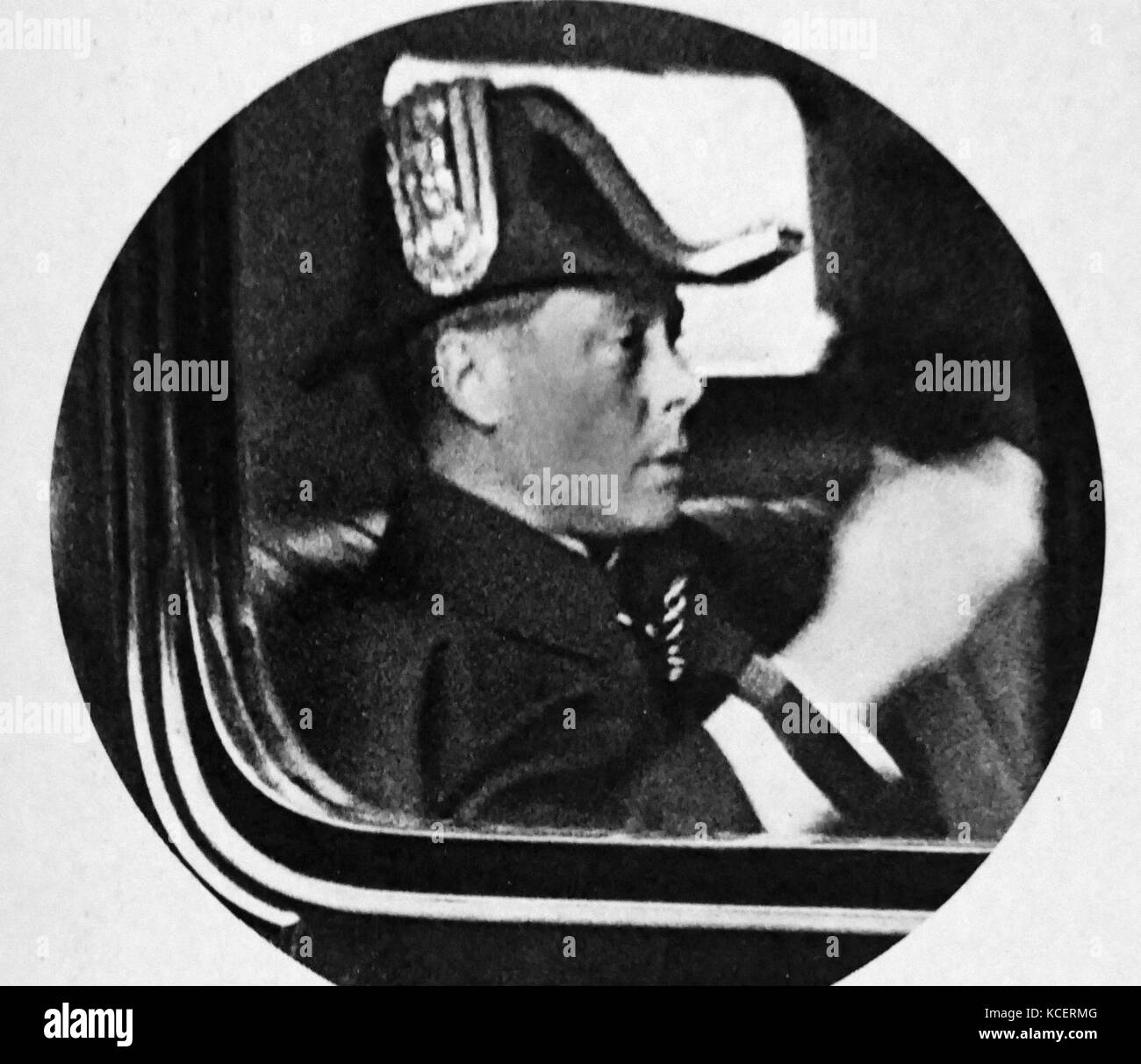 Chat noir les cigarettes, la première guerre mondiale, la propagande : carte montrant le roi Édouard VIII de Grande-bretagne 1936 Banque D'Images