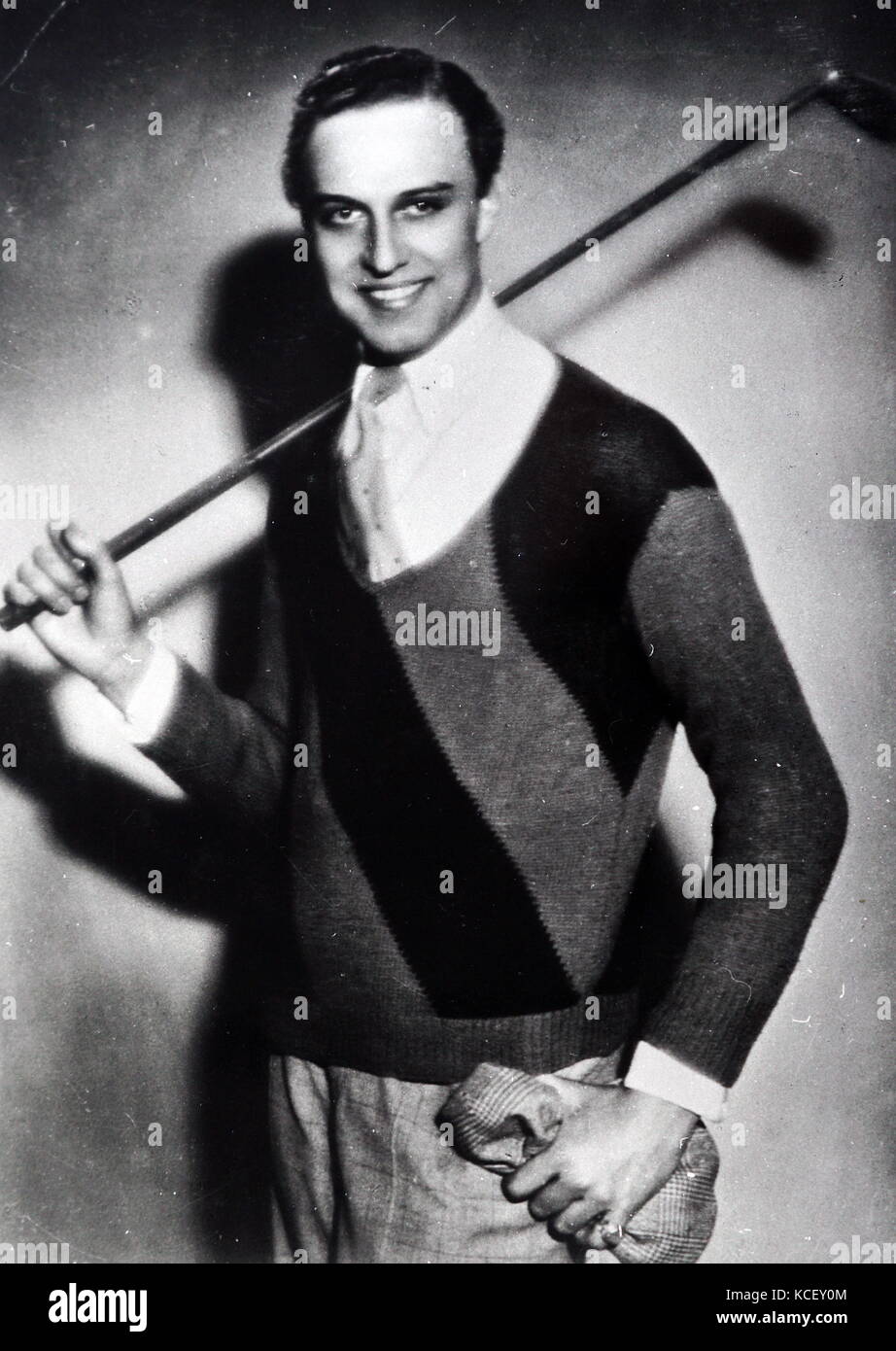 Photographie de Werner Fuetterer (1907-1991) un acteur de cinéma allemand. En date du 20e siècle Banque D'Images