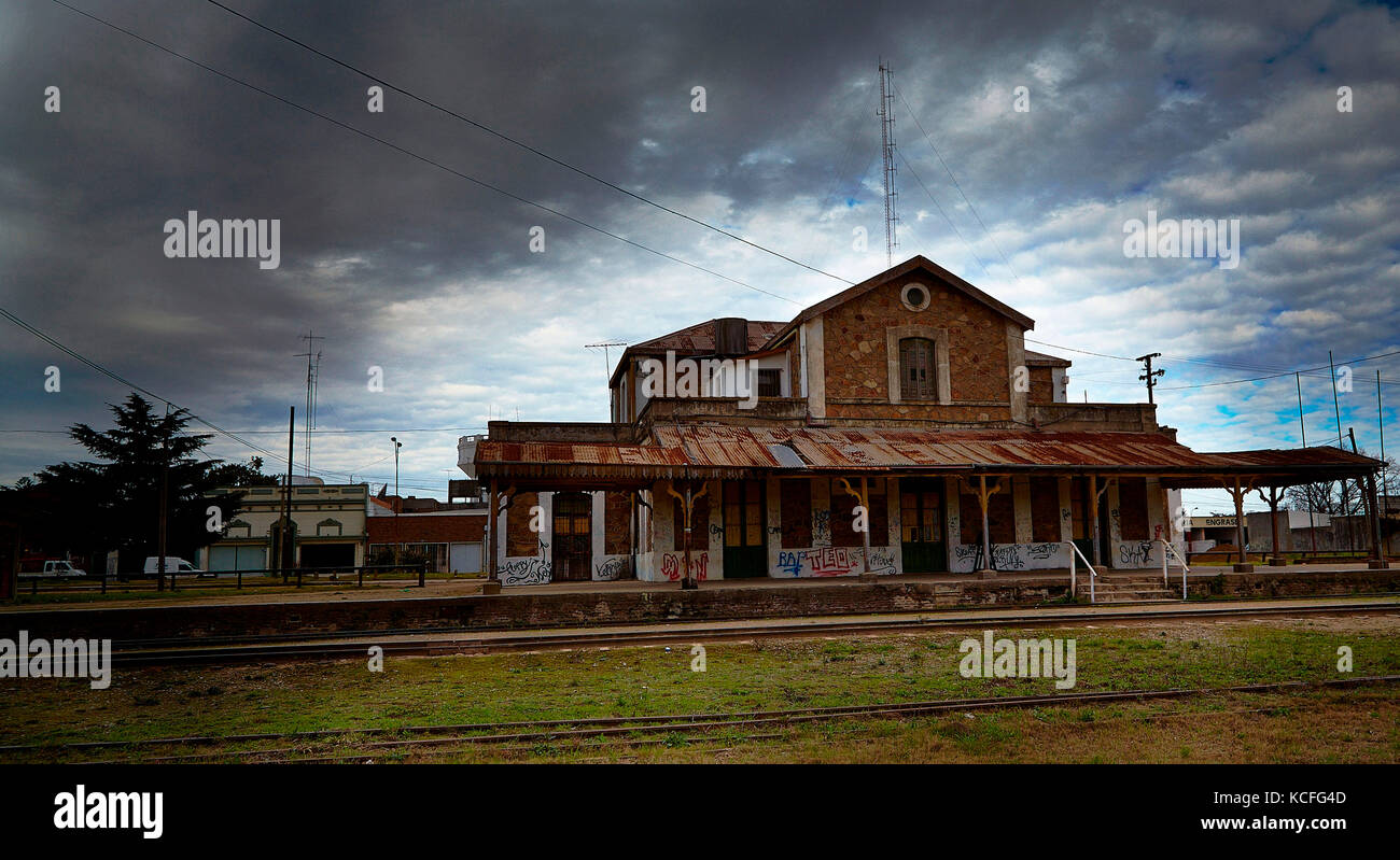 La gare, vieille, 2000, Pando Banque D'Images