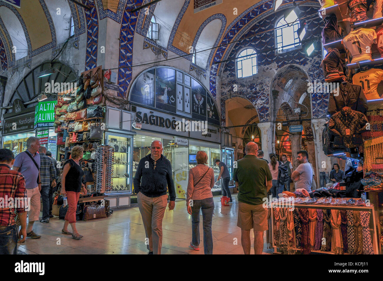 Grand Bazar, Kapali Carsi, Istanbul, Turquie Banque D'Images