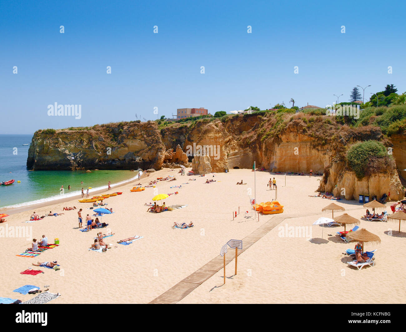 La plage de batata à Lagos, Algarve, PORTUGAL Banque D'Images