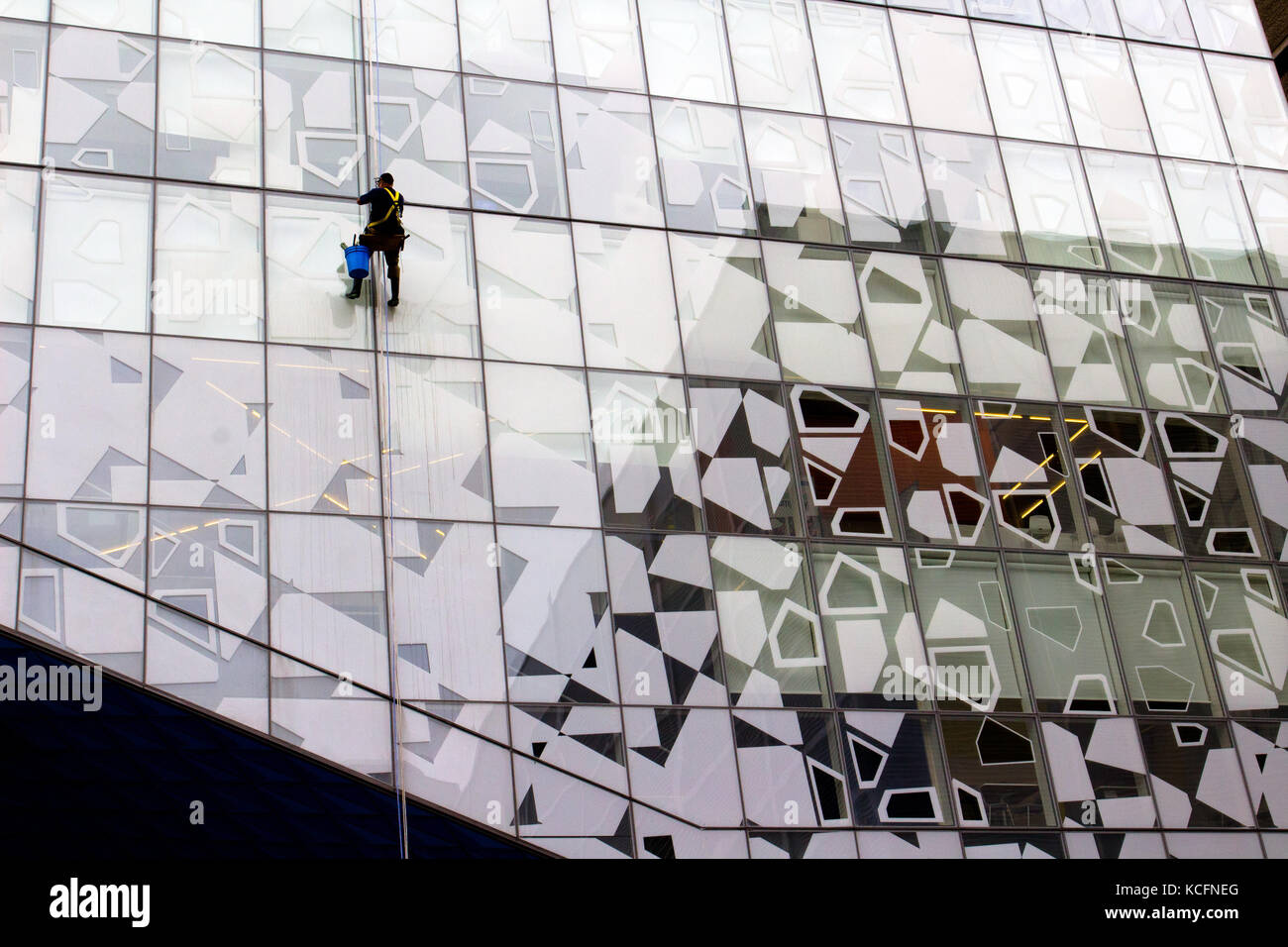 Lave vitre, Ryerson University, Toronto, Canada Bâtiment Banque D'Images
