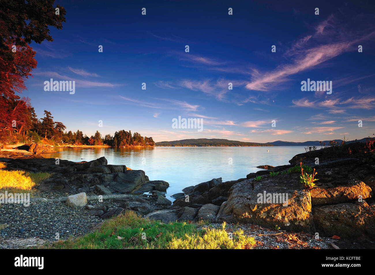 Patricia Bay, North Saanich, Île de Vancouver, Colombie-Britannique , Canada Banque D'Images