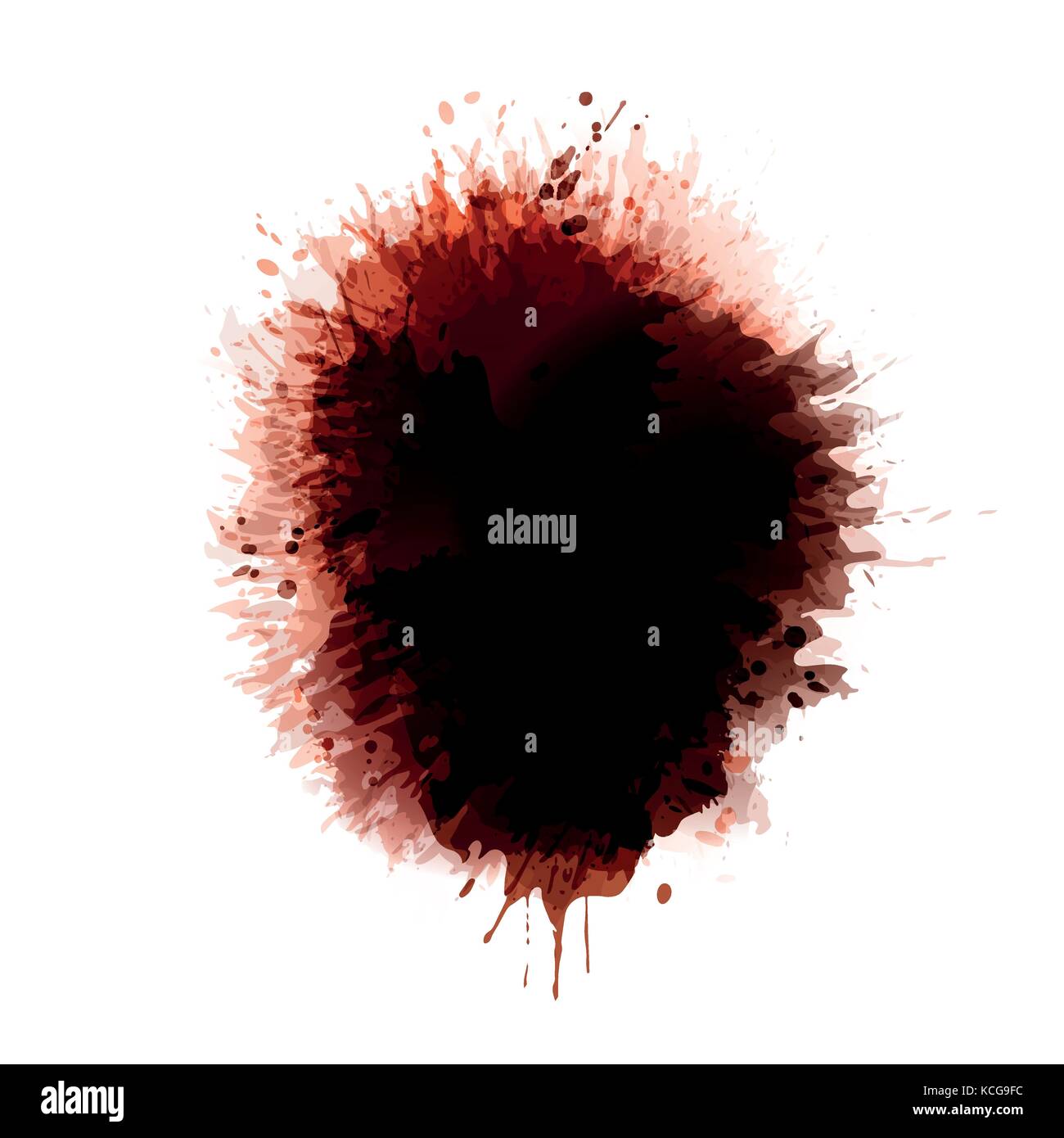 Couleur de fond brun. Des taches de café. Les tasse de café. Vintage background. Vector Illustration Illustration de Vecteur