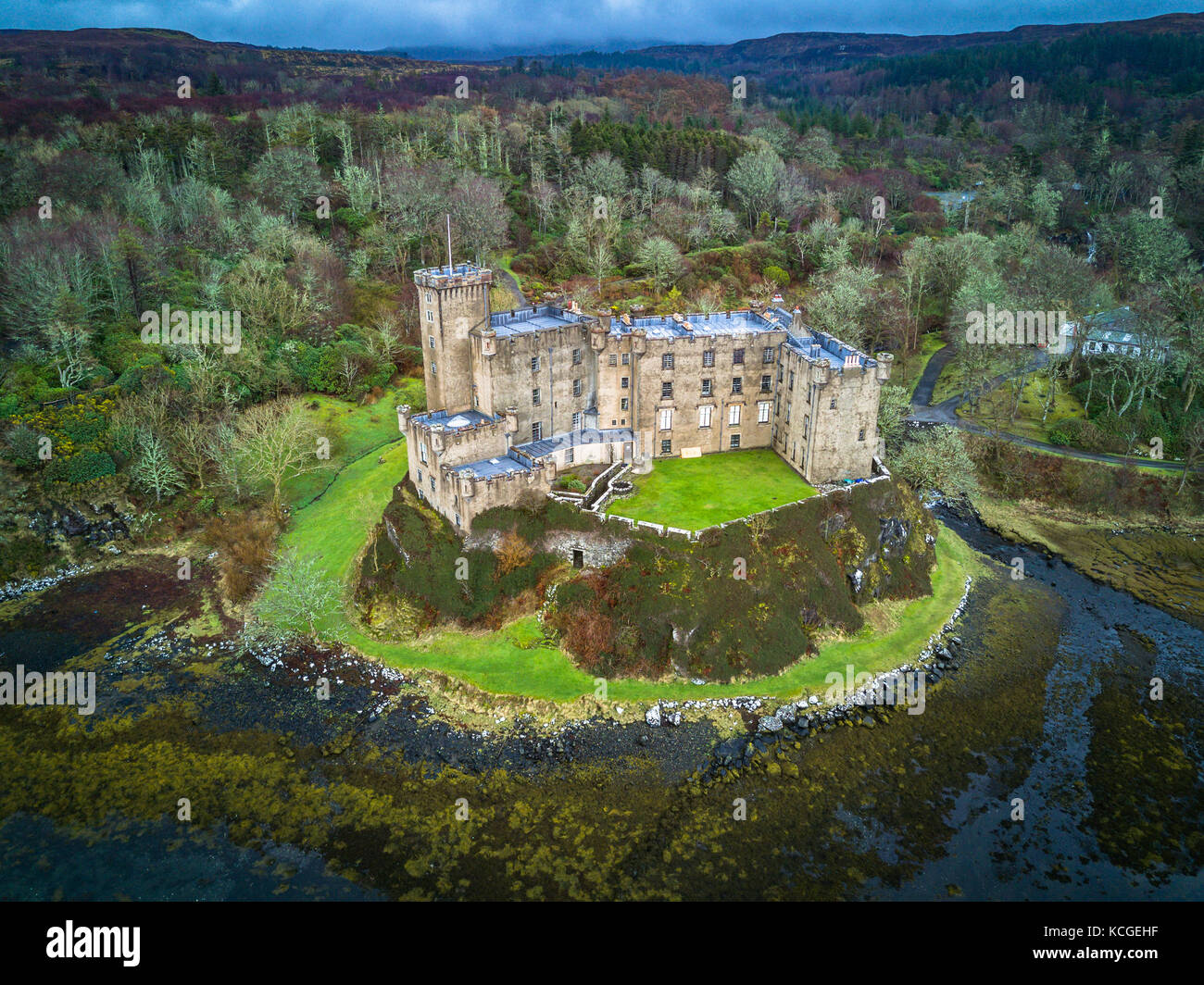 Château de Dunvegan, Isle of Skye, Scotland Photo Stock Alamy
