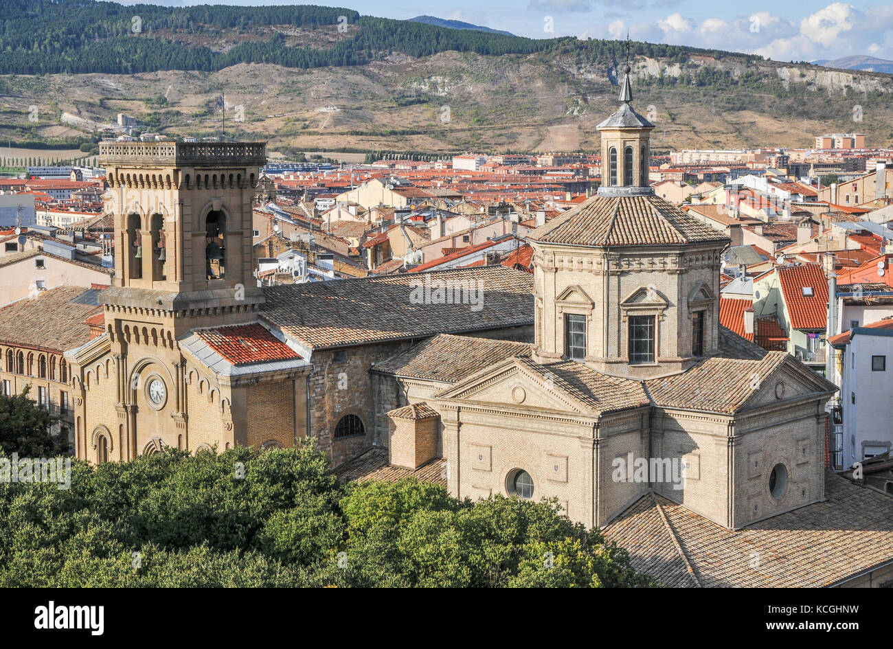 Eglise de San Lorenzo, Pamplona, Espagne Banque D'Images