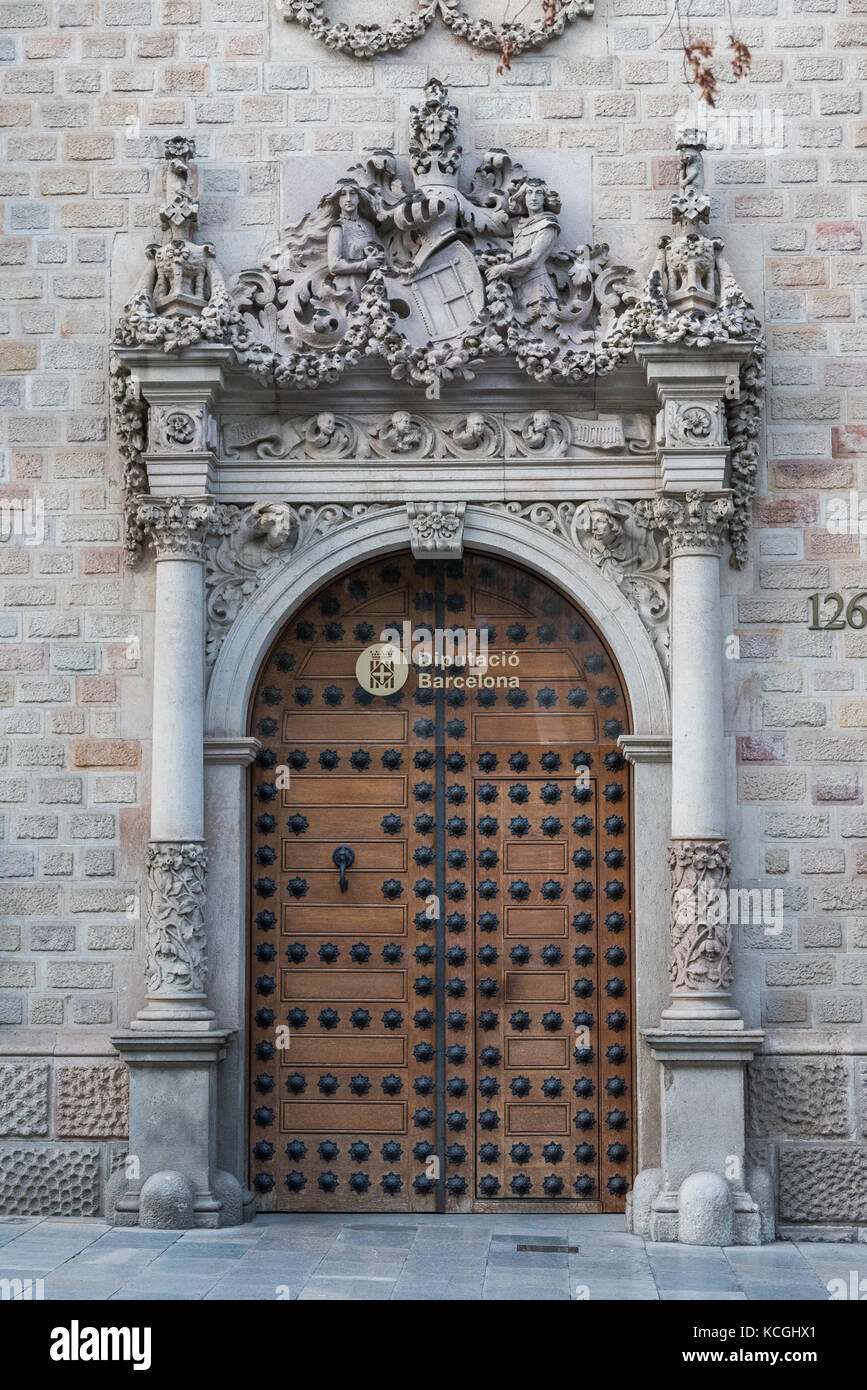 Casa Serra, Rambla de Catalunya, Barcelone, Catalogne, Espagne Banque D'Images