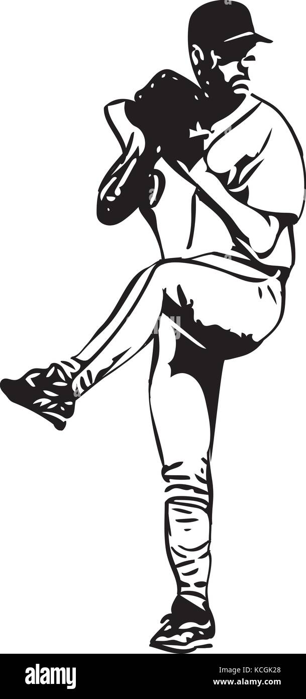 Illustration de joueur de baseball jouant avec abstract background Illustration de Vecteur