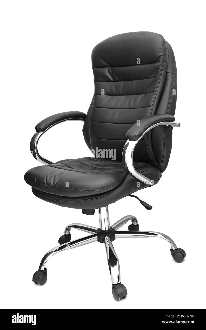 Office chair isolated on white Banque D'Images