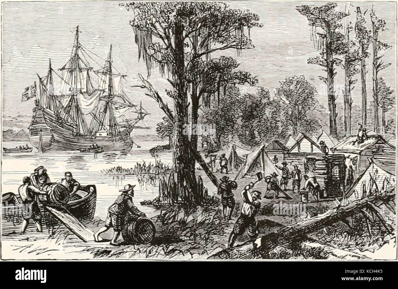 'Histoire indienne pour les jeunes' (1919) Banque D'Images