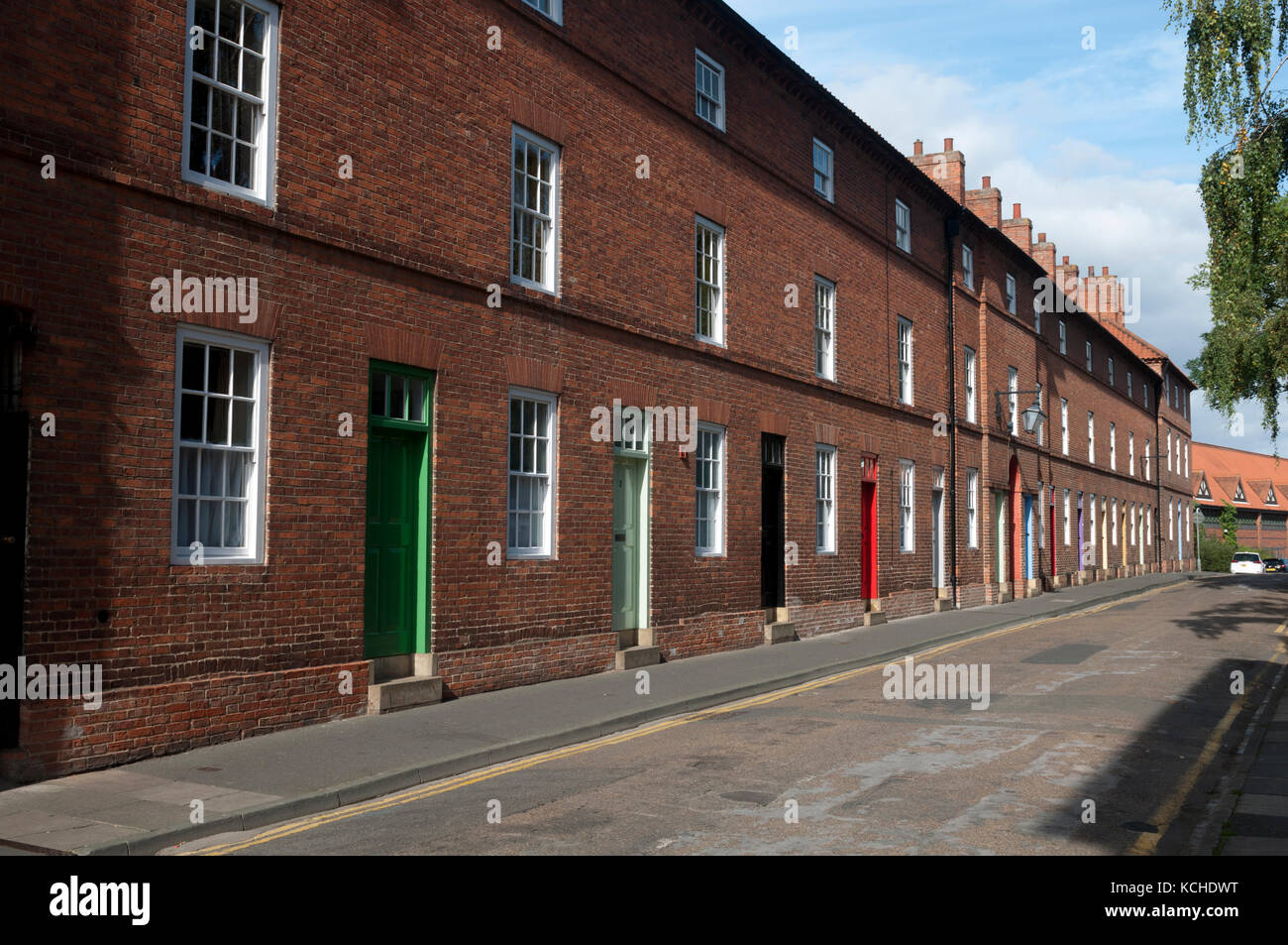 Wilson Street, Newark, Nottinghamshire, Angleterre, RU Banque D'Images