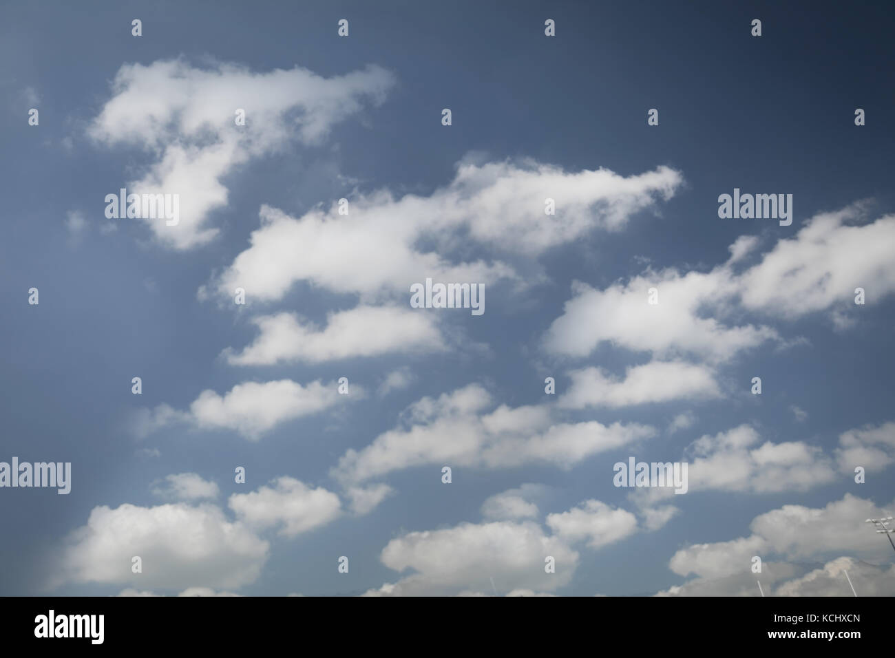Cloud le ciel gris Banque D'Images