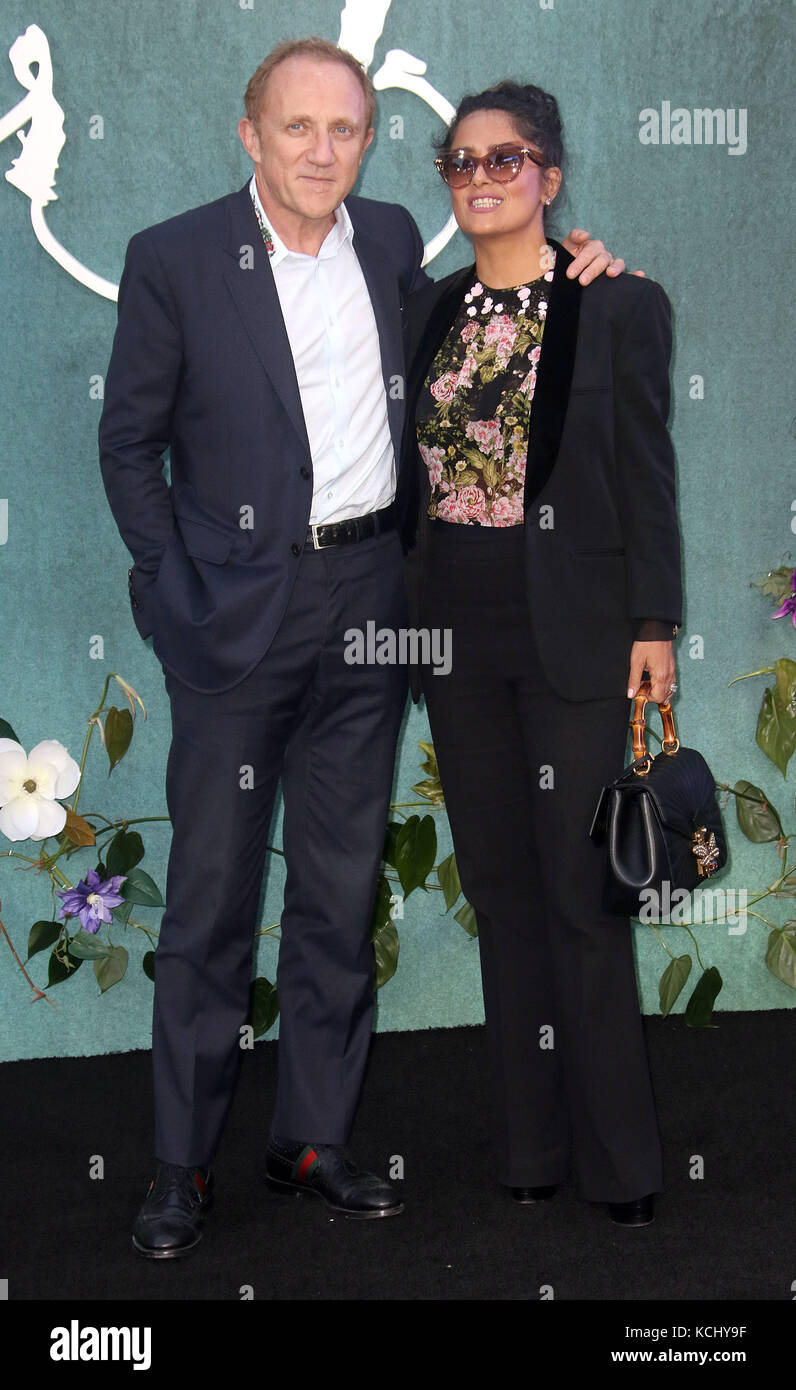 Sep 06, 2017 - Francois-Henri Pinault Salma Hayek et assister à la "Mère !' UK Premiere, Odeon Leicester Square à Londres, Angleterre, RU Banque D'Images