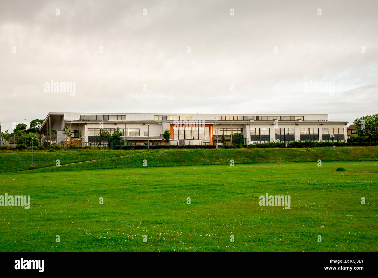 Une vue de pont de don de l'Académie de football à l'extérieur de westfield park en Ecosse, Aberdeen City Banque D'Images