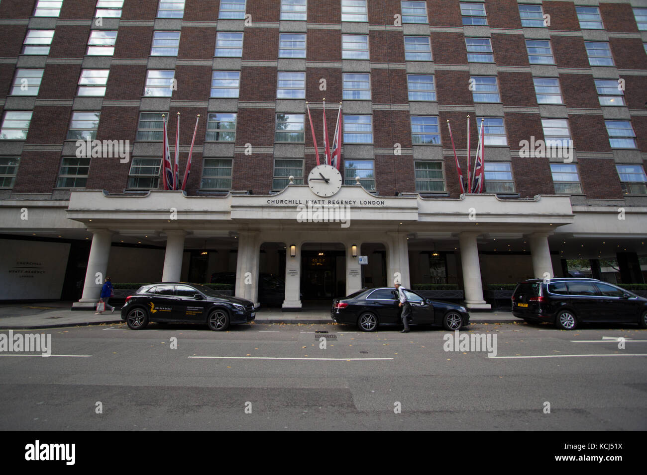 Hôtel Hyatt Regency London Churchill Banque D'Images