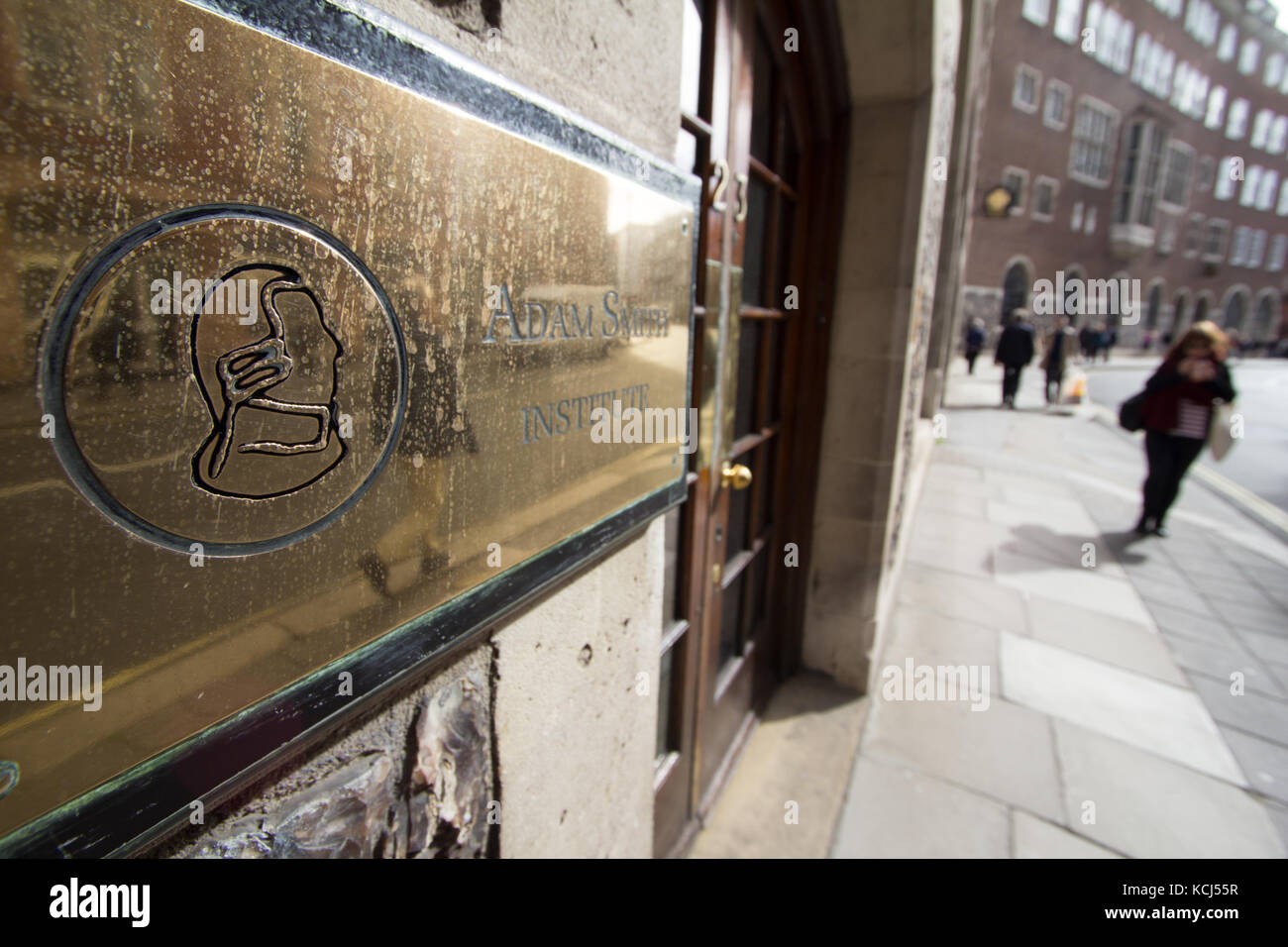 Adam Smith Institute, Londres. L'Adam Smith Institute est l'un des principaux think tank néolibéral Banque D'Images