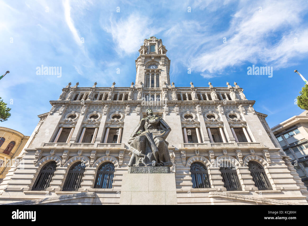 Mairie de Porto Banque D'Images