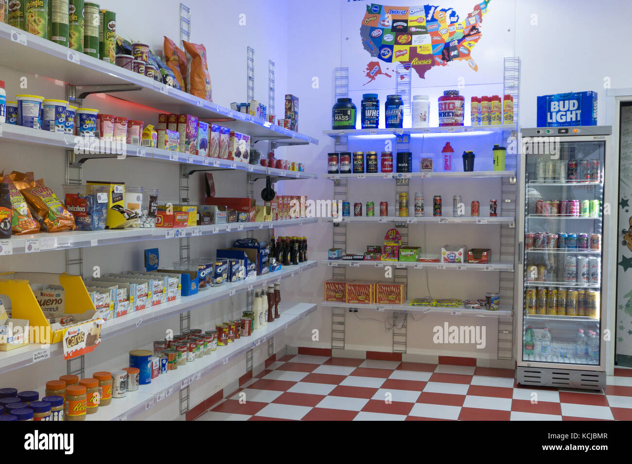 Un supermarché de Salerne italie Banque D'Images