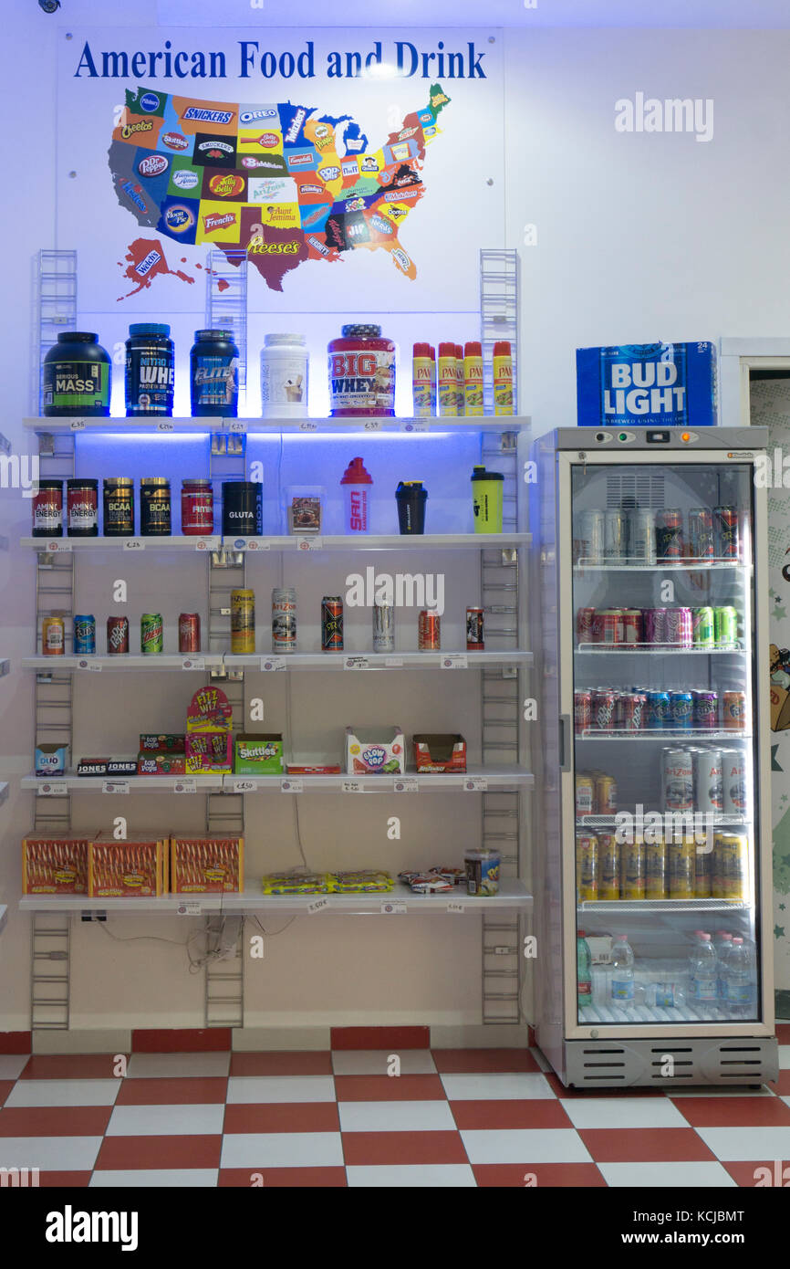 Un supermarché de Salerne italie Banque D'Images