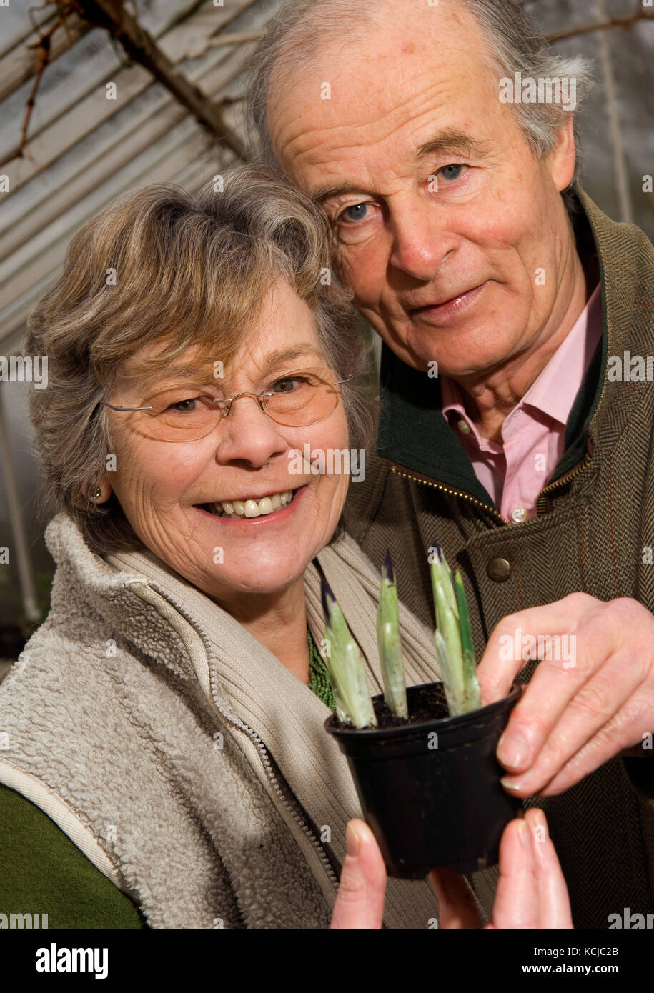 Jane & Robert Fearnley-Whittingstall, parents de Hugh Fearnley-Whittingstall. Banque D'Images