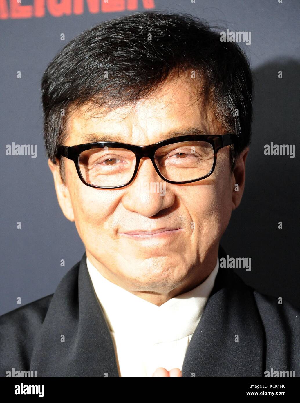 Hollywood, États-Unis. 5 octobre 2017. Jackie Chan aux arrivées pour LA première FOREVER, ArcLight Hollywood, Hollywood, CA 5 octobre 2017. Crédit : Dee Cercone/Everett Collection/Alamy Live News Banque D'Images