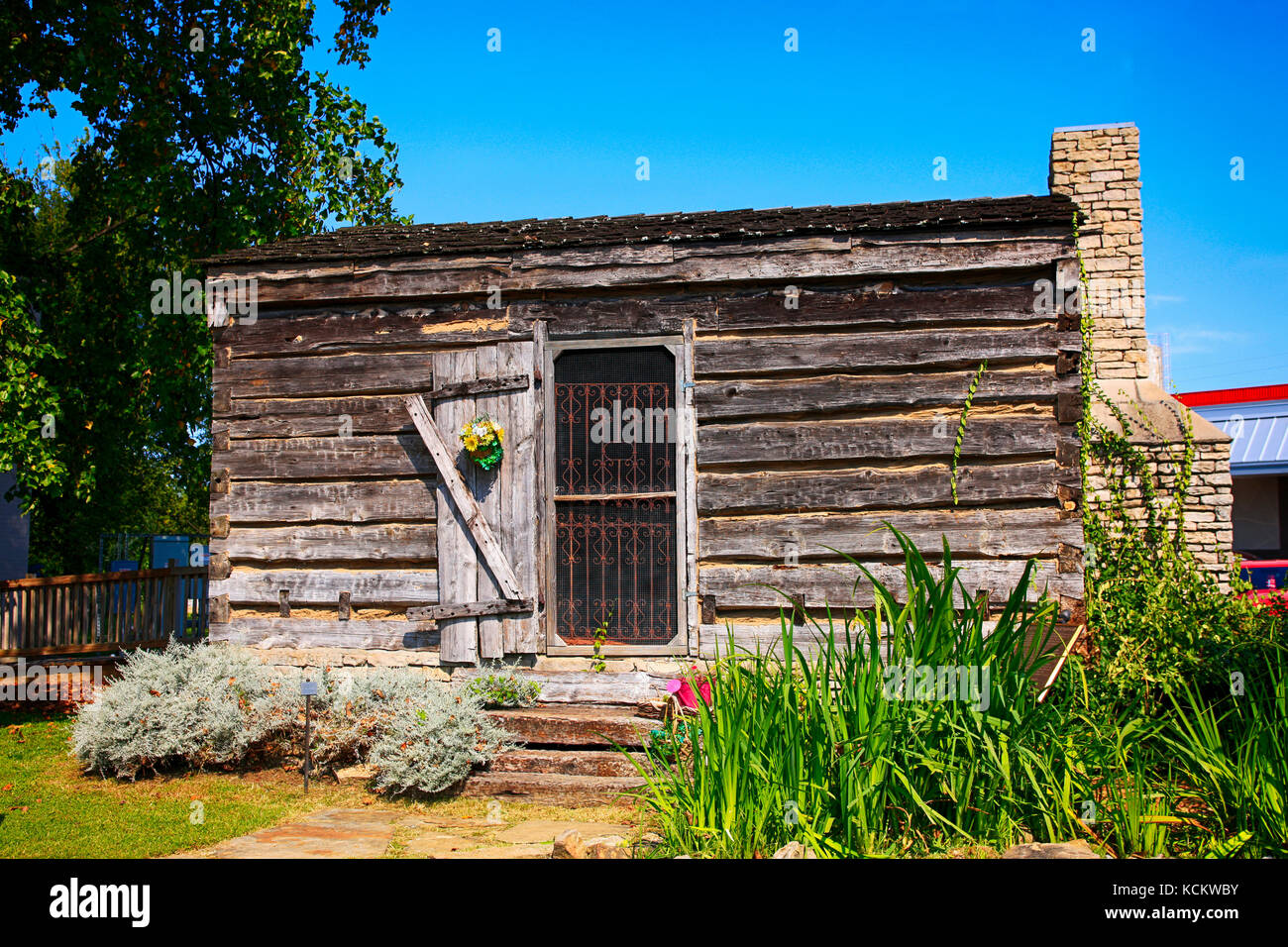 Neddy jacobs cabine dans le centre-ville historique de Liban, tn Banque D'Images