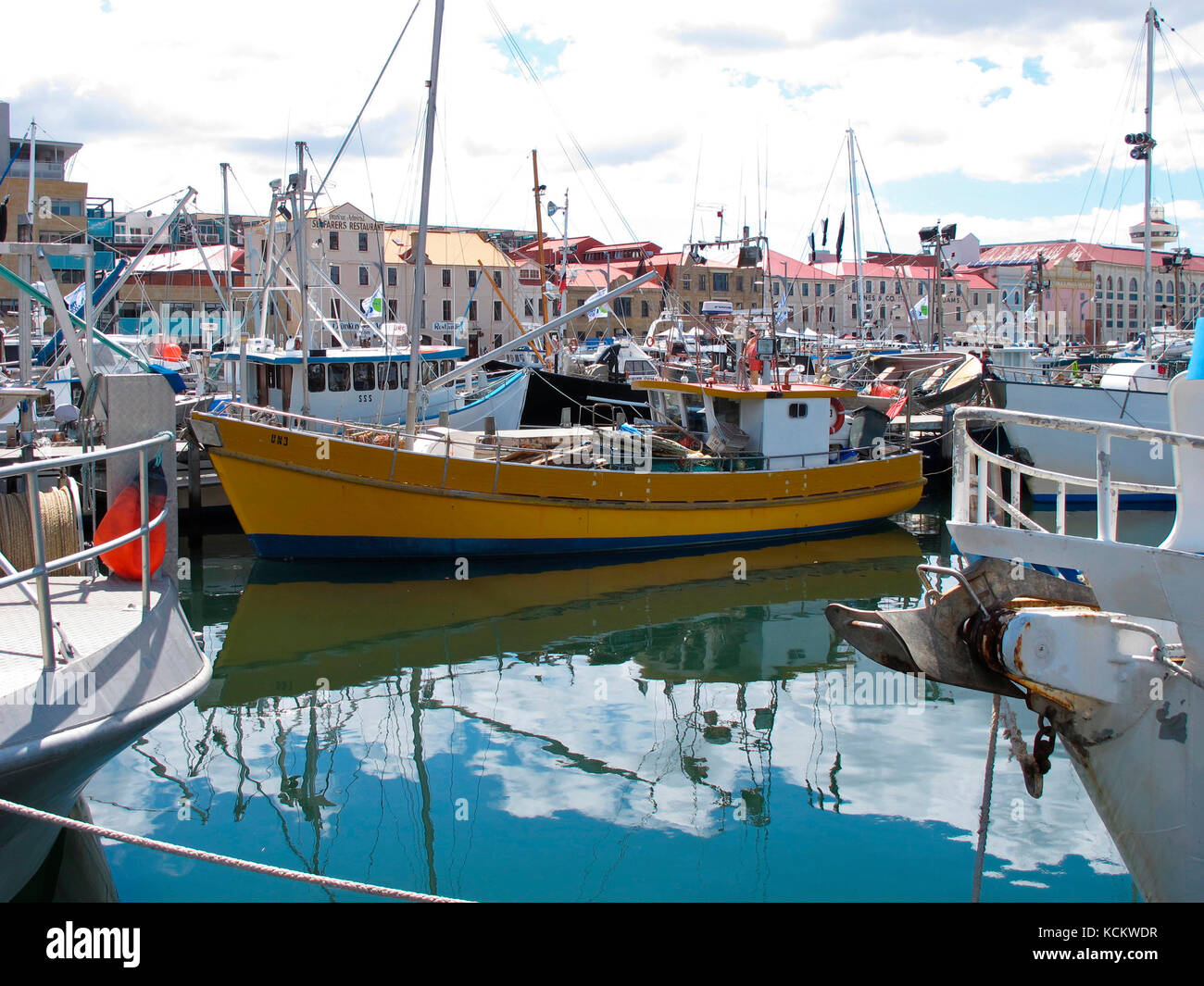 Victoria Dock à Sullivans Cove, Hobart, Tasmanie, Australie Banque D'Images